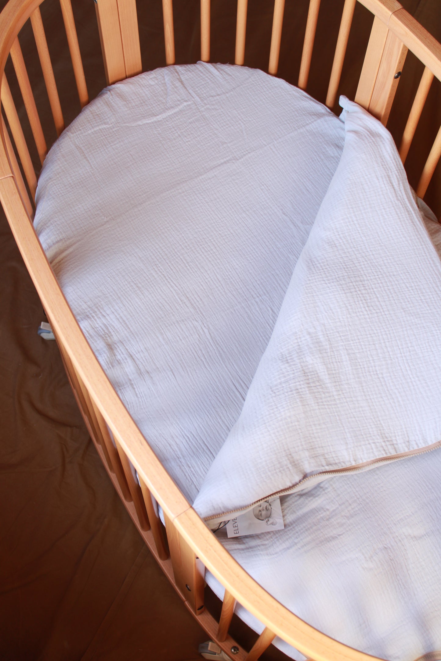 Saco Bajera de Cuna Stokke Gasa Gris