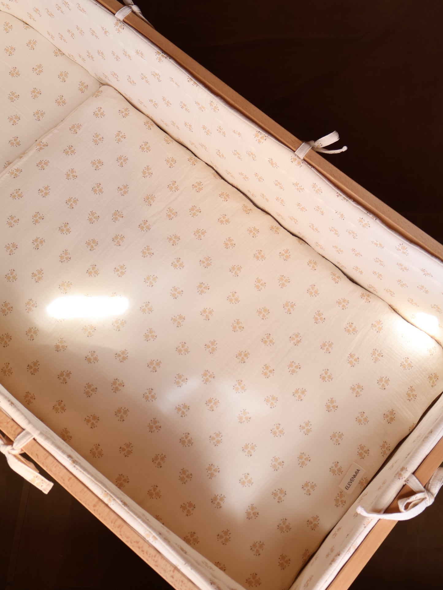 Sac à fond de berceau 60 x 120 Gaze Sia Sand