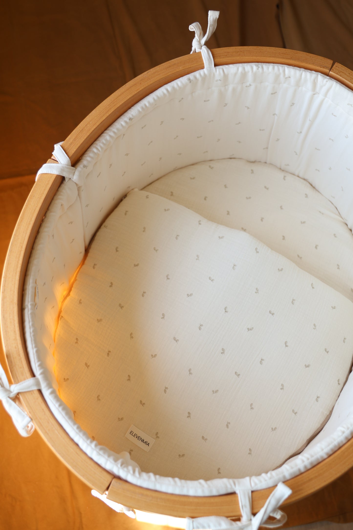 Saco Bajera de MINI CUNA Stokke Gasa Oliva