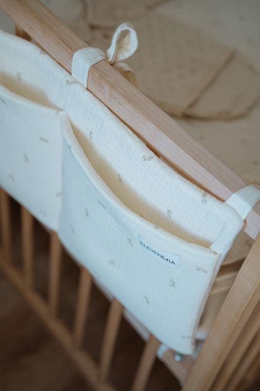 Organizador de cuna Gasa Oliva