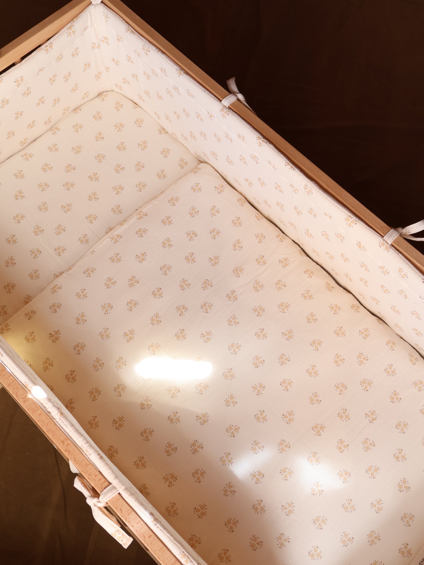 Sac à fond de berceau 60 x 120 Gaze Sia Sand