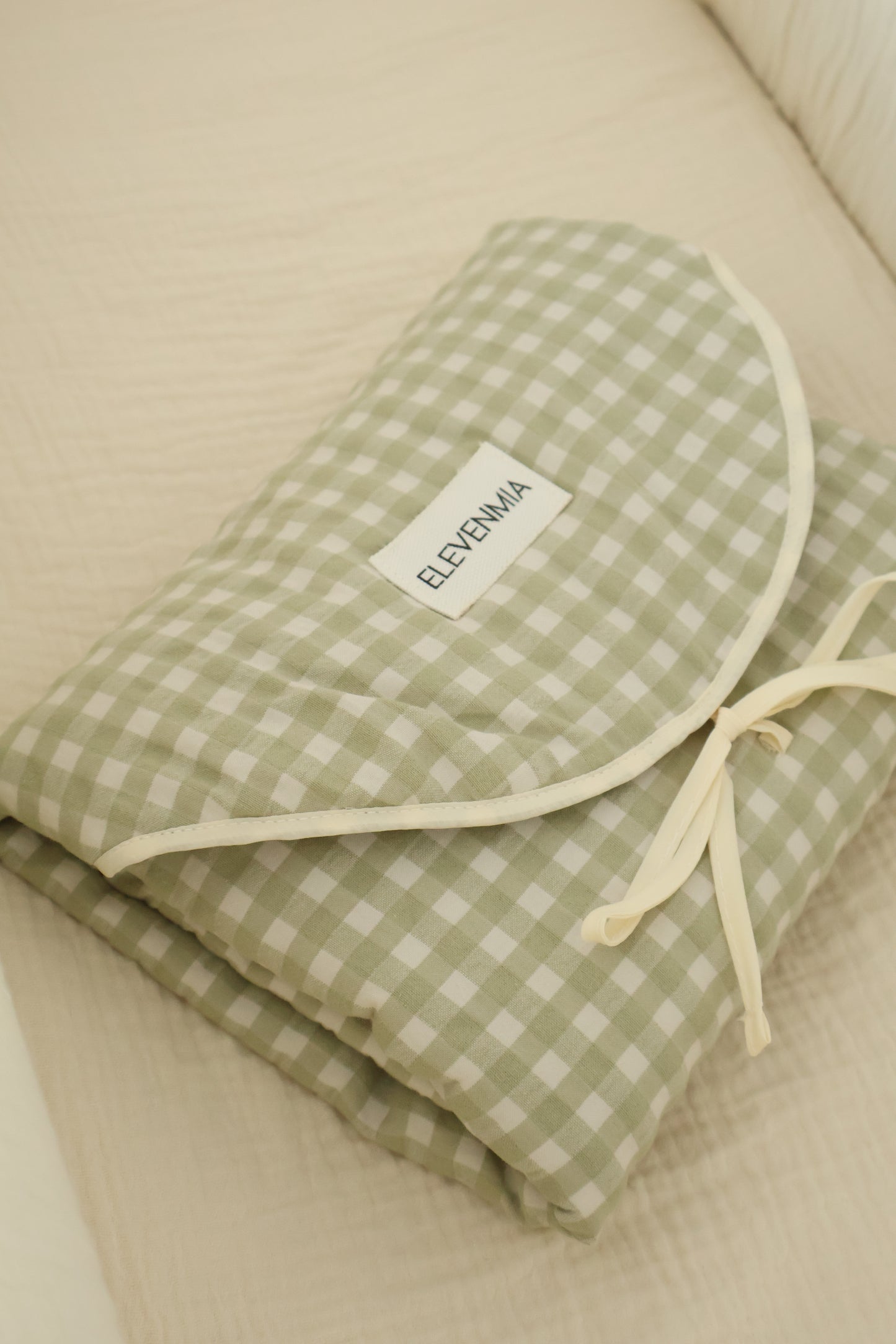 Matelas à langer portable Vichy Matcha XL