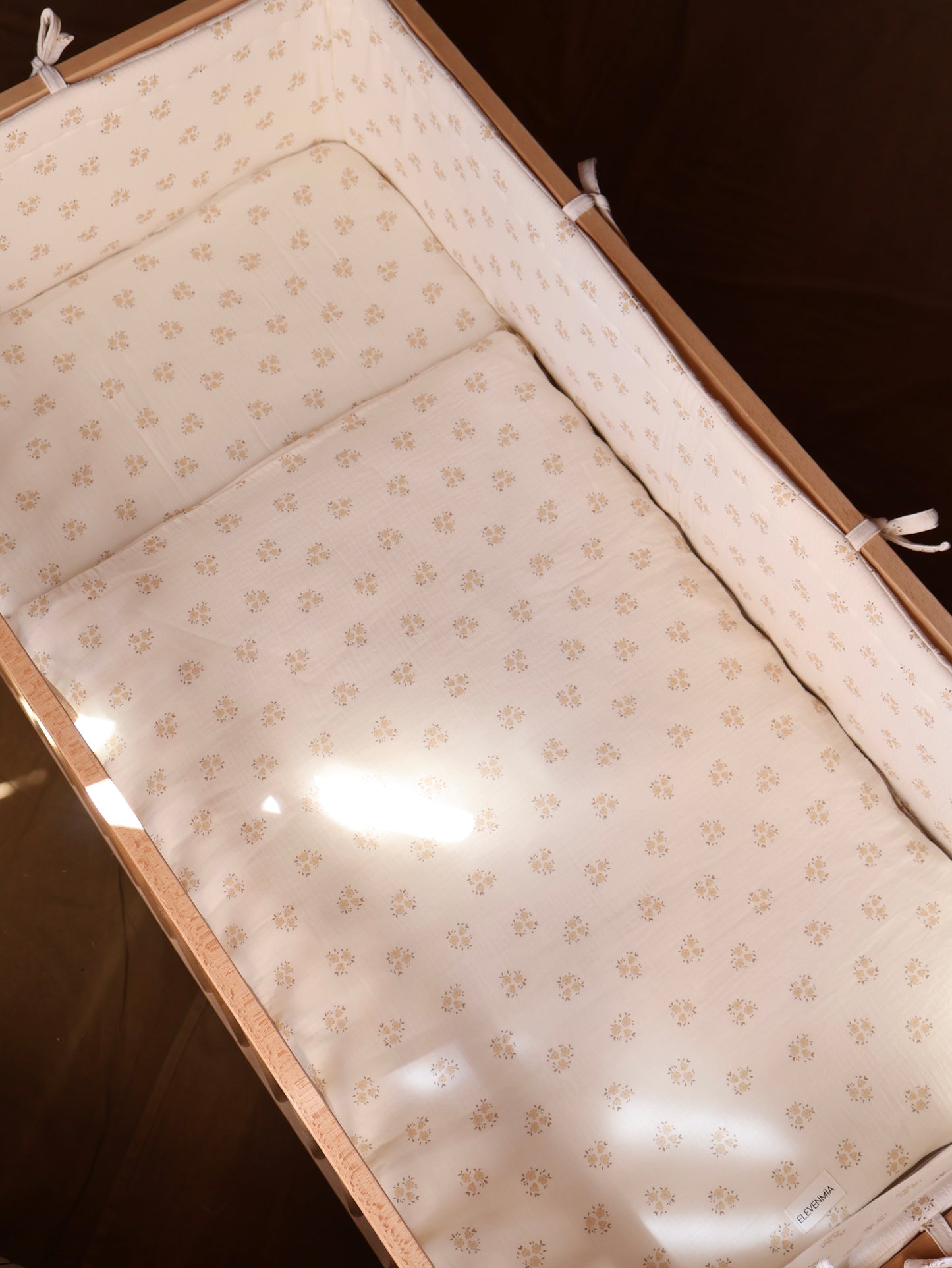 Sac à fond de berceau 60 x 120 Gaze Sia Sand