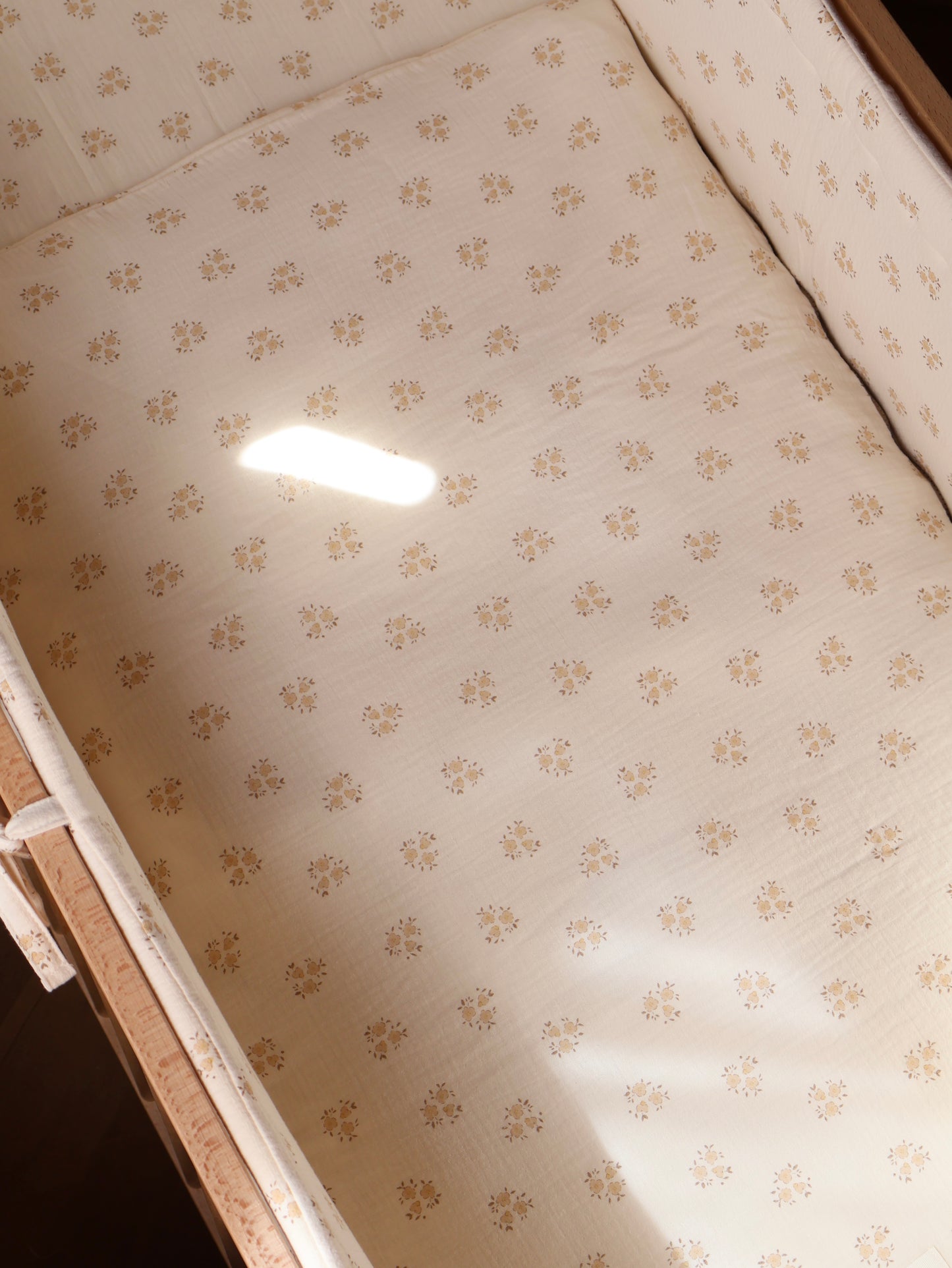 Sac à fond de berceau 60 x 120 Gaze Sia Sand