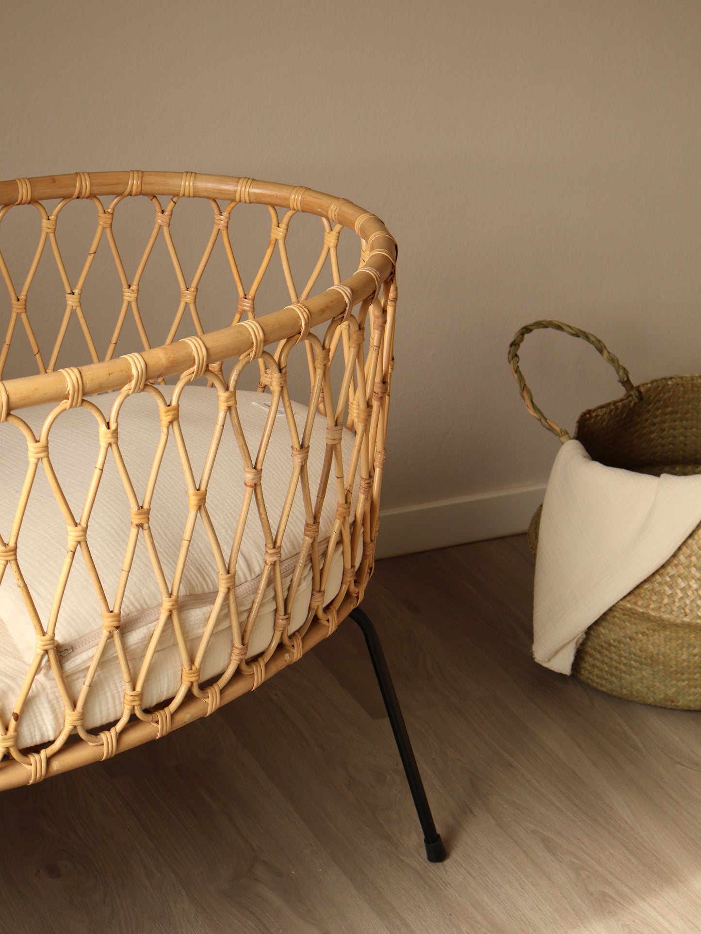 Mini berceau en canne Elevenmia