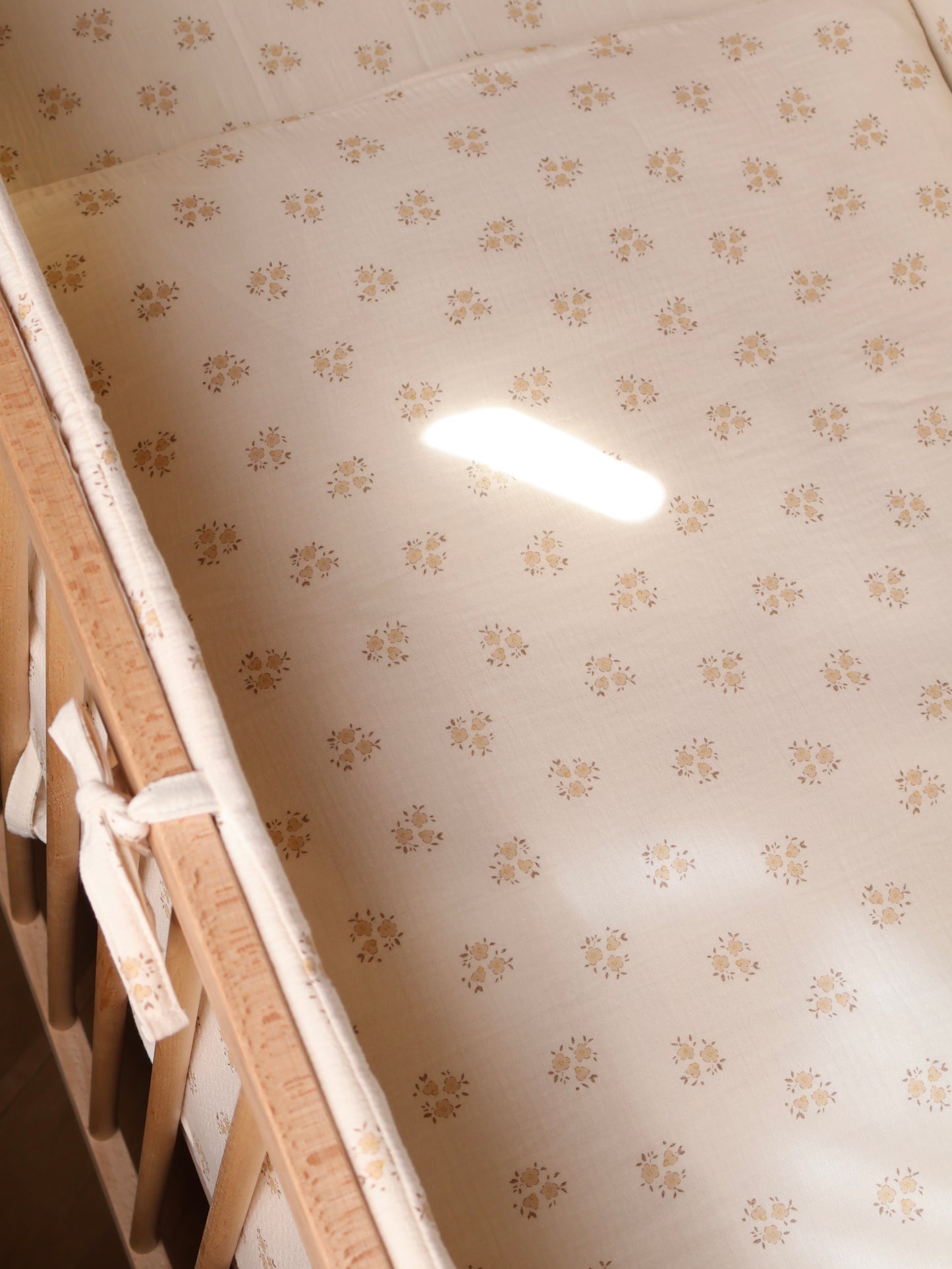 Sac à fond de berceau 60 x 120 Gaze Sia Sand