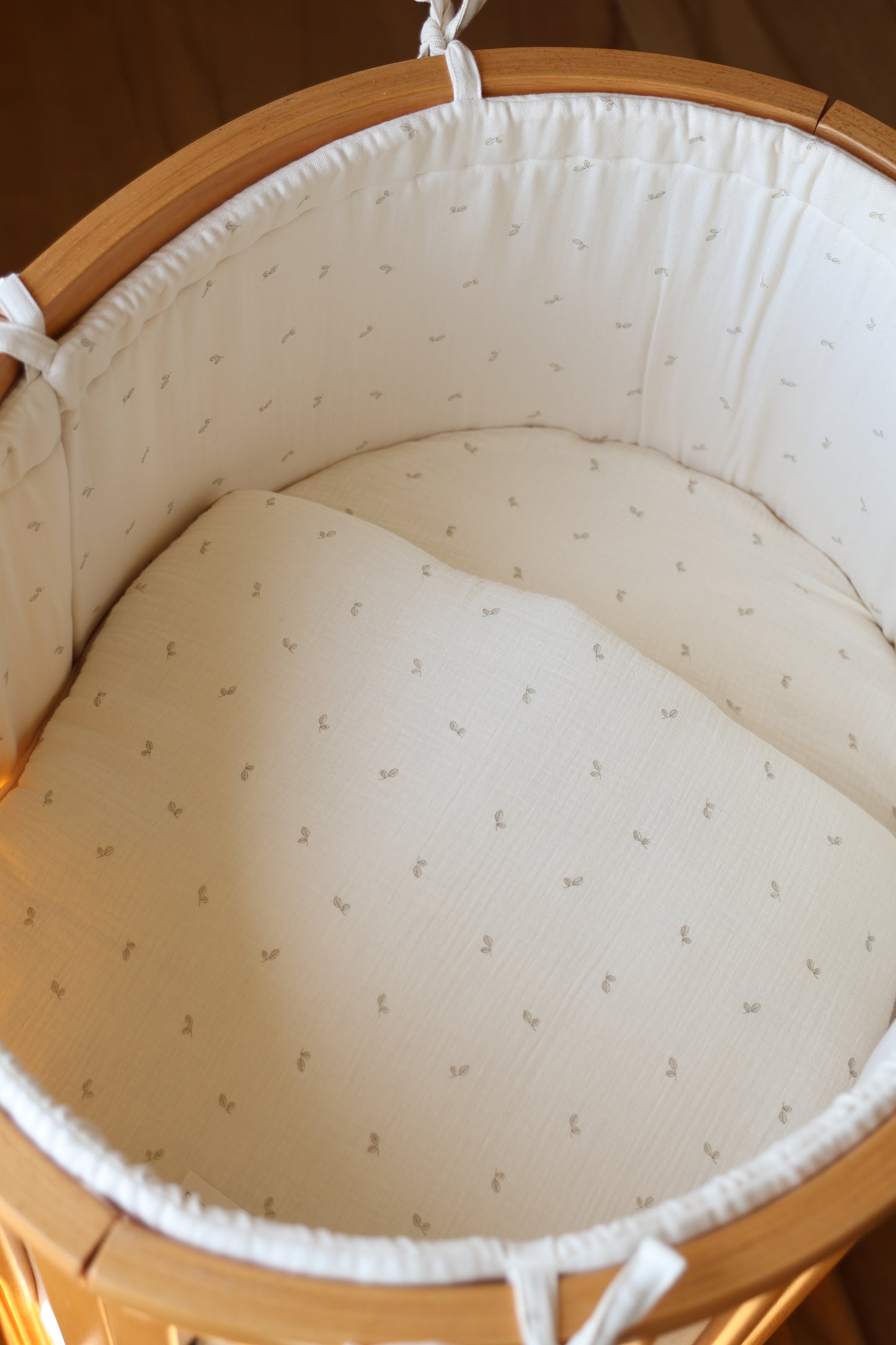 Saco Bajera de MINI CUNA Stokke Gasa Oliva