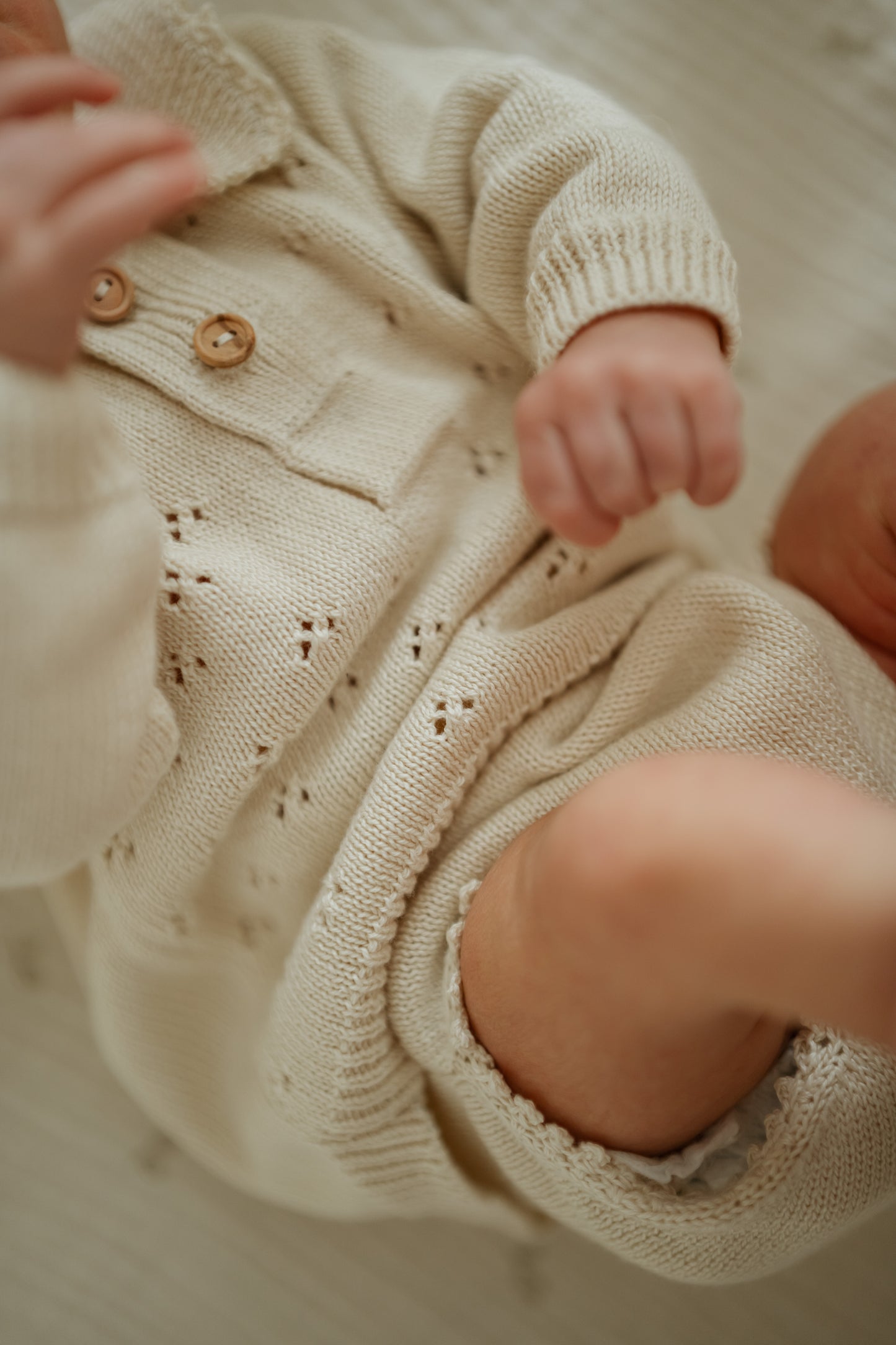 Conjunto dos piezas Punto Tricot Beige