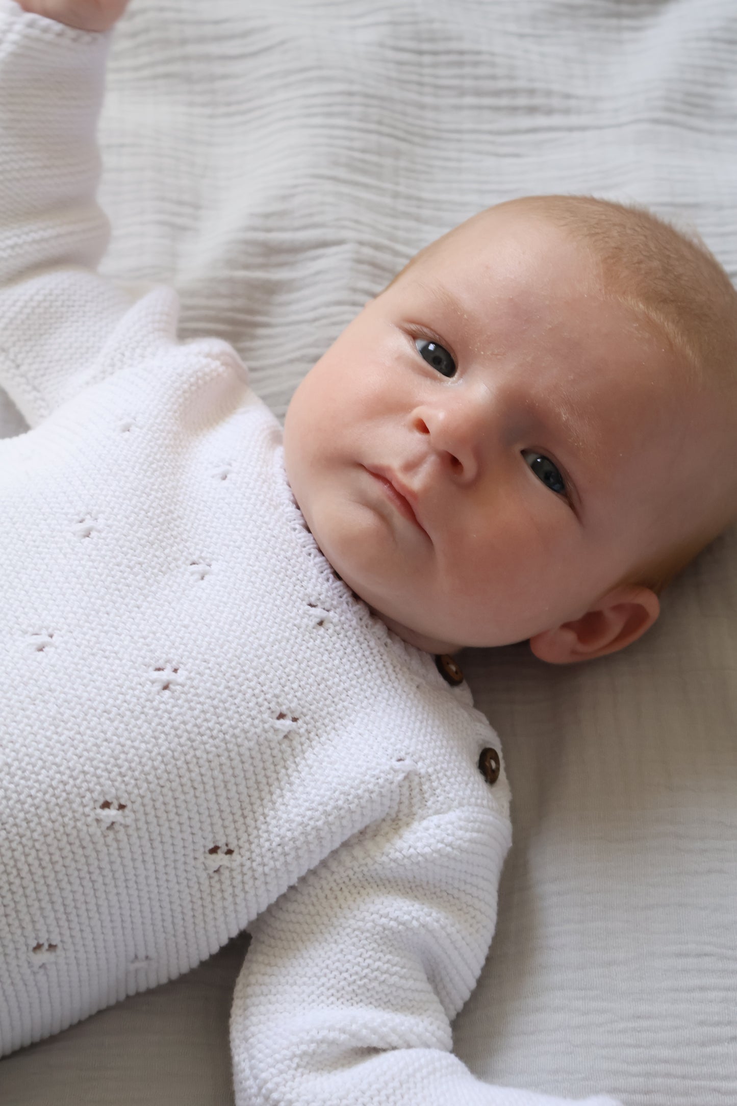 Ensemble en tricot blanc