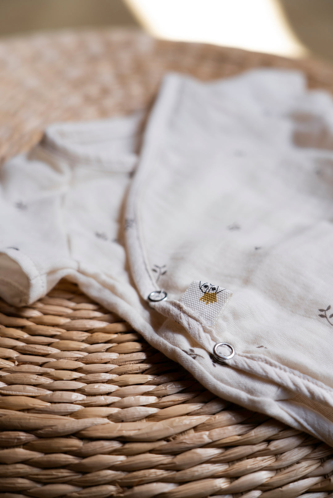 Body Manga Corta Gasa Lúa