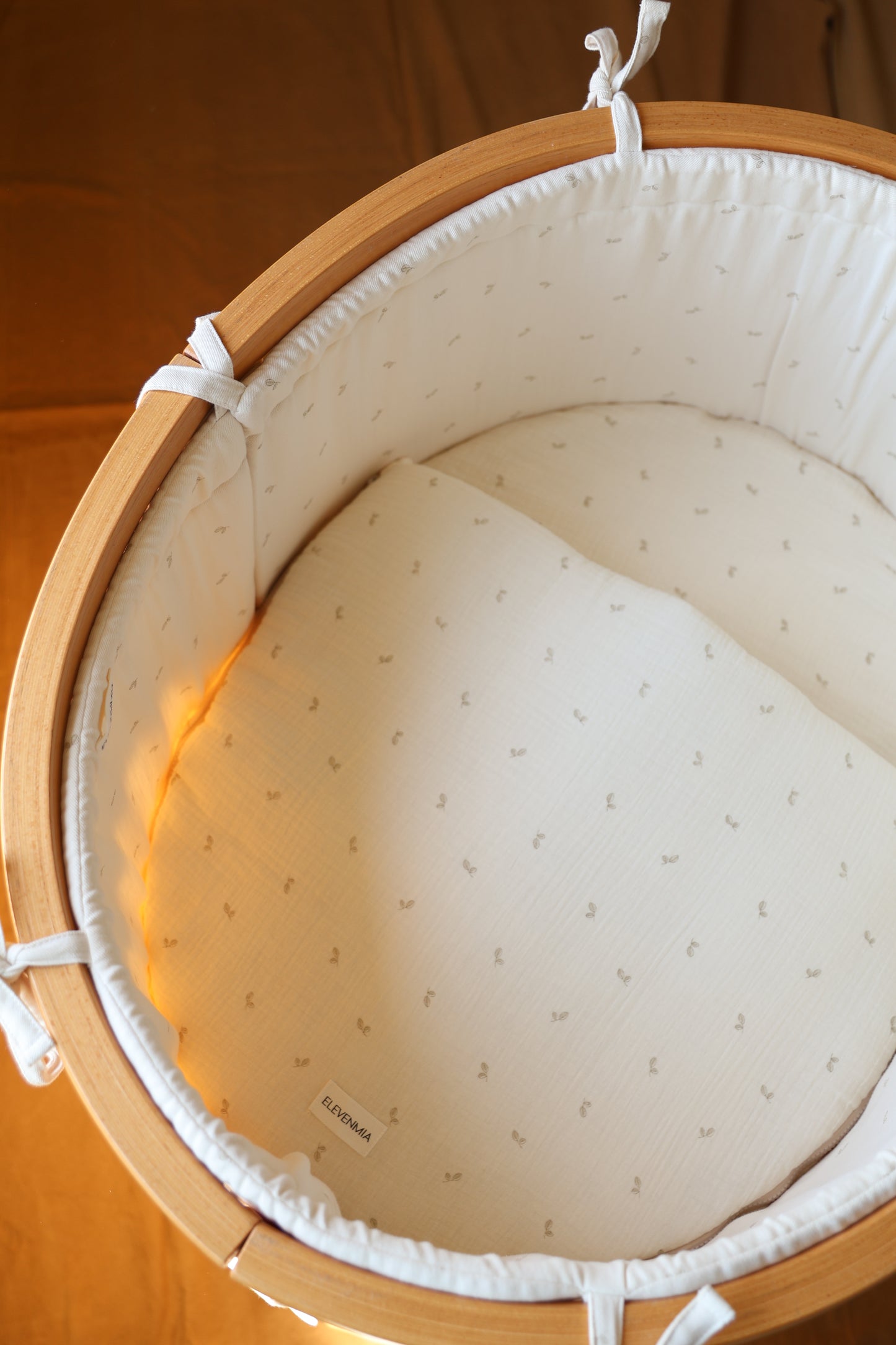 Saco Bajera de MINI CUNA Stokke Gasa Oliva