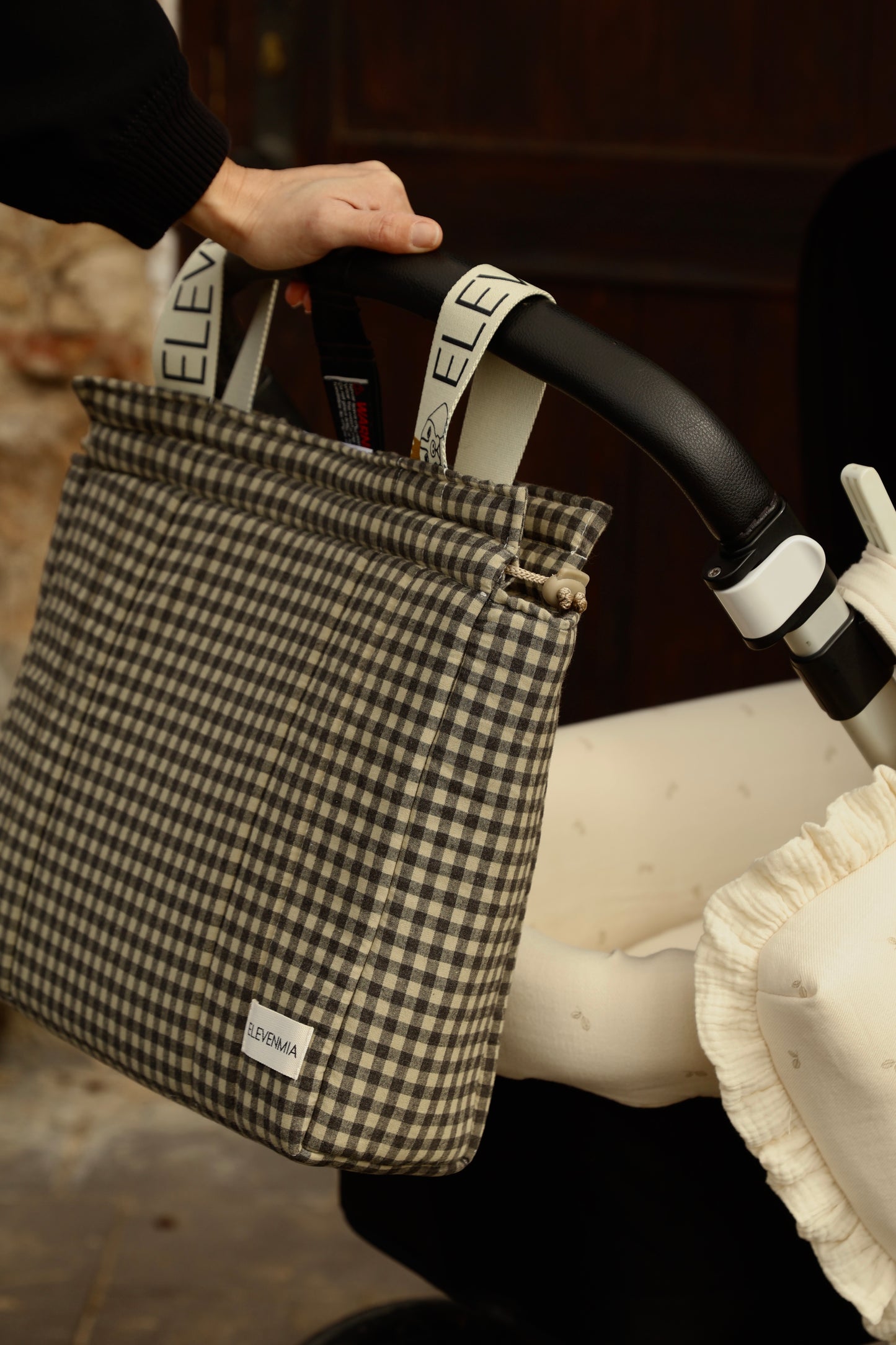 Bolso Big Vichy Verde Militar