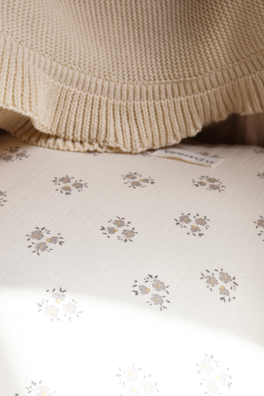 Saco Bajera Cochecito Gasa Sia Gris