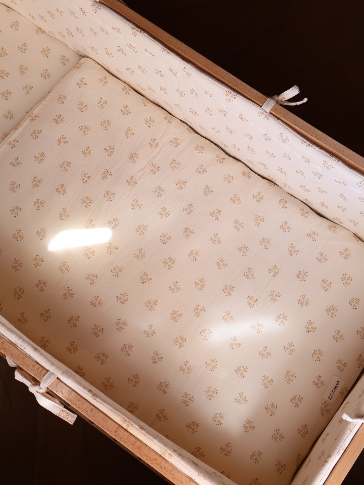 Sac à fond de berceau 60 x 120 Gaze Sia Sand