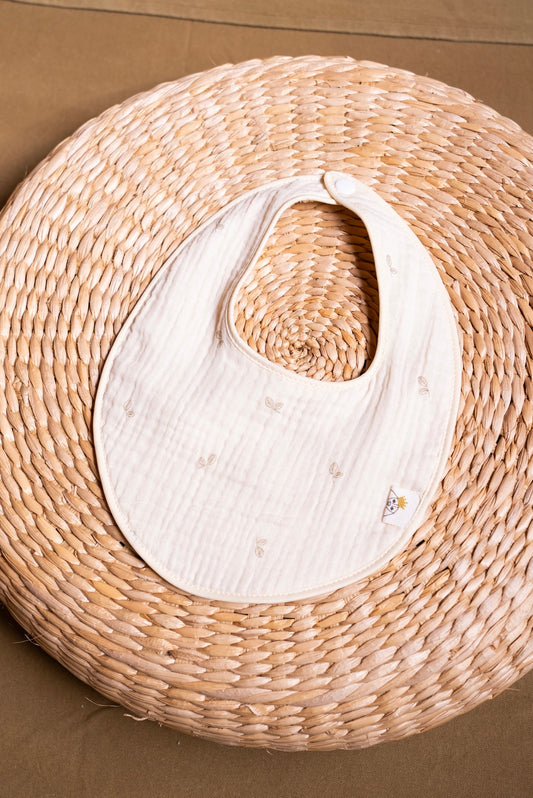 Babero Gasa Oliva + Rizo