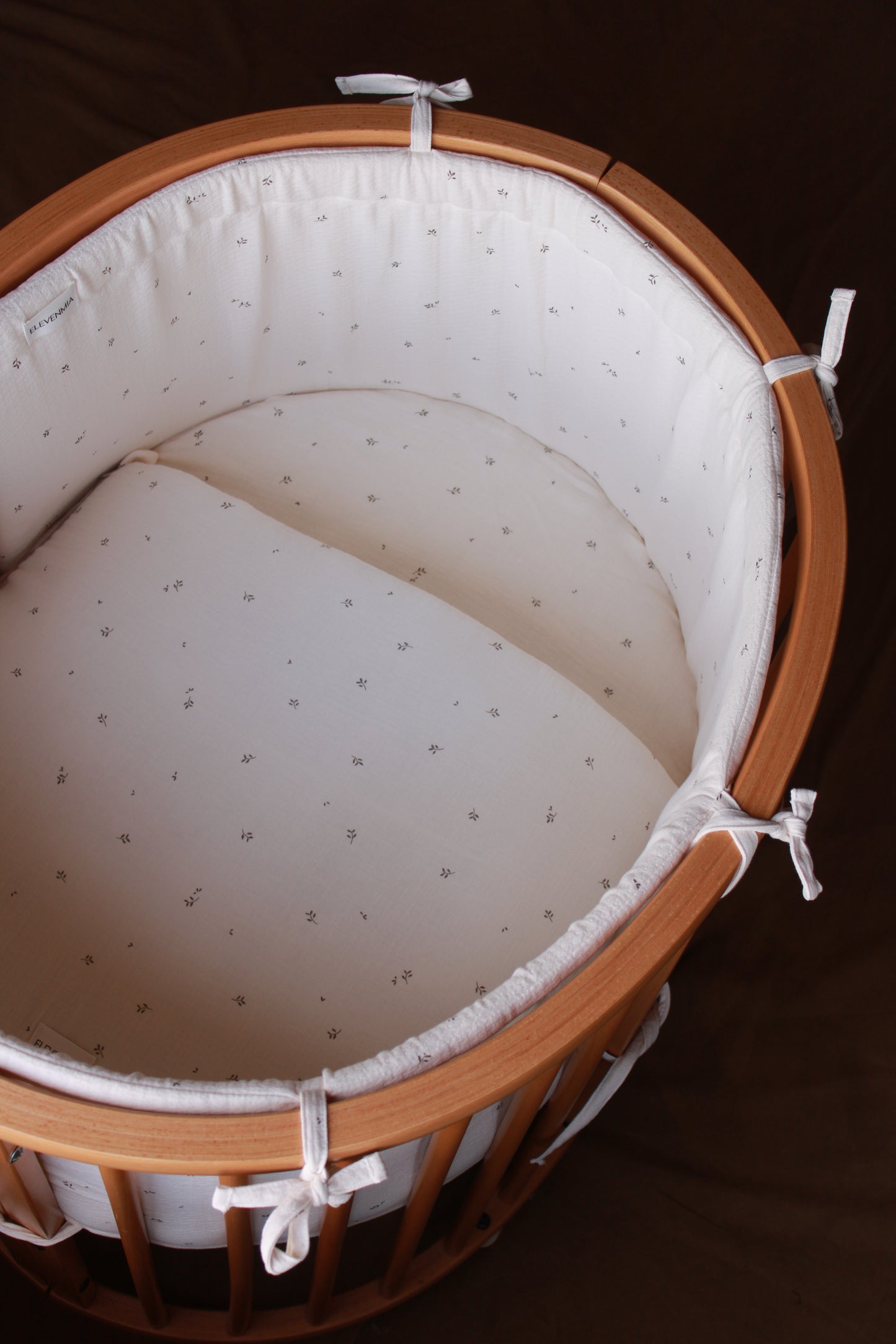Chancelière ajustée MINI CRIB Stokke Gauze Lúa