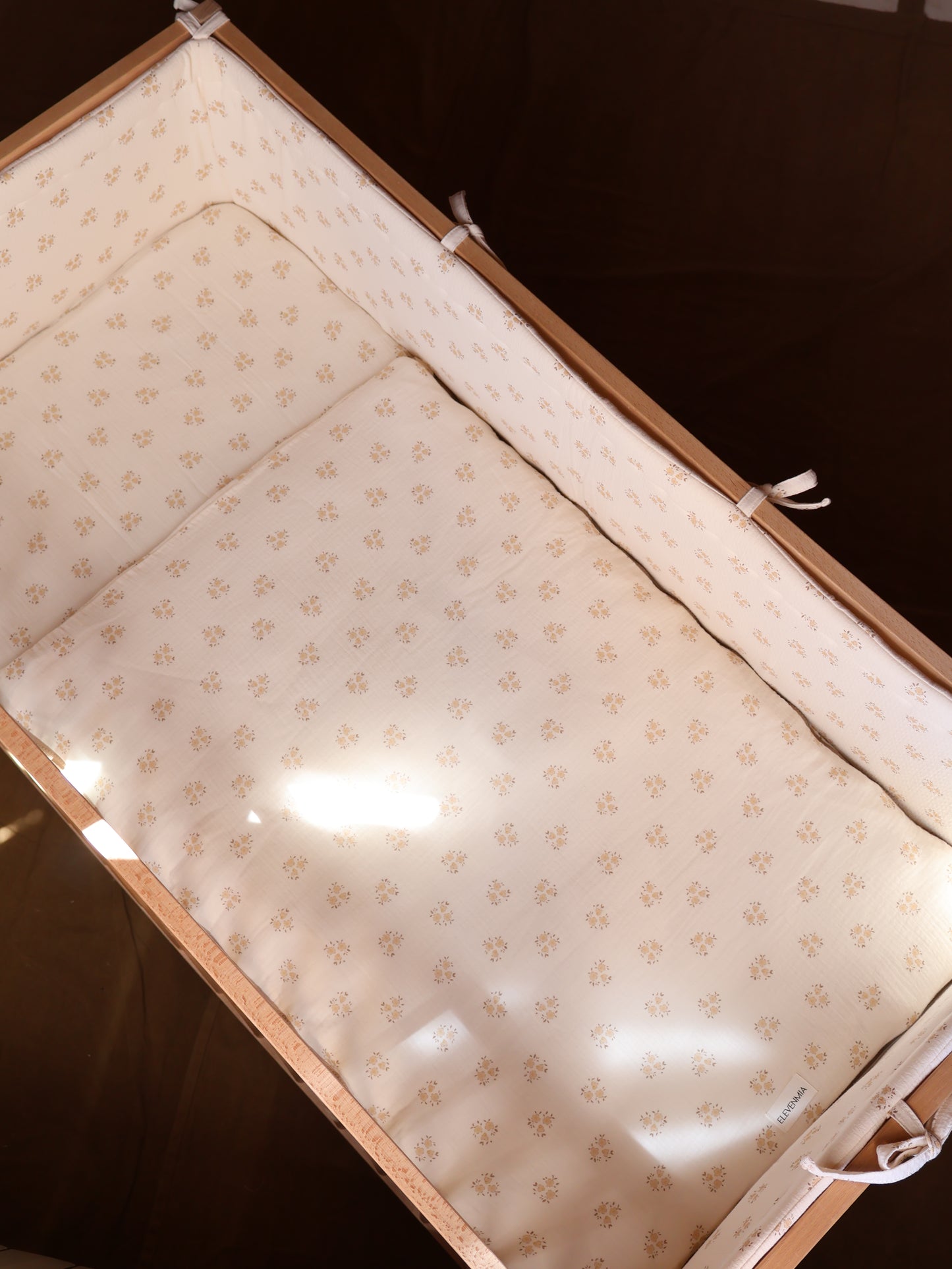 Sac à fond de berceau 60 x 120 Gaze Sia Sand