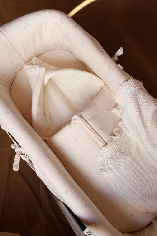 Saco Capazo Cello Oliva + Gasa Cruda