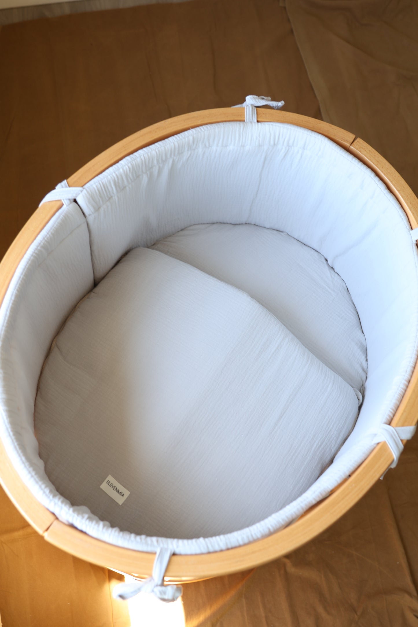 Saco Bajera de MINI CUNA Stokke Gasa Gris