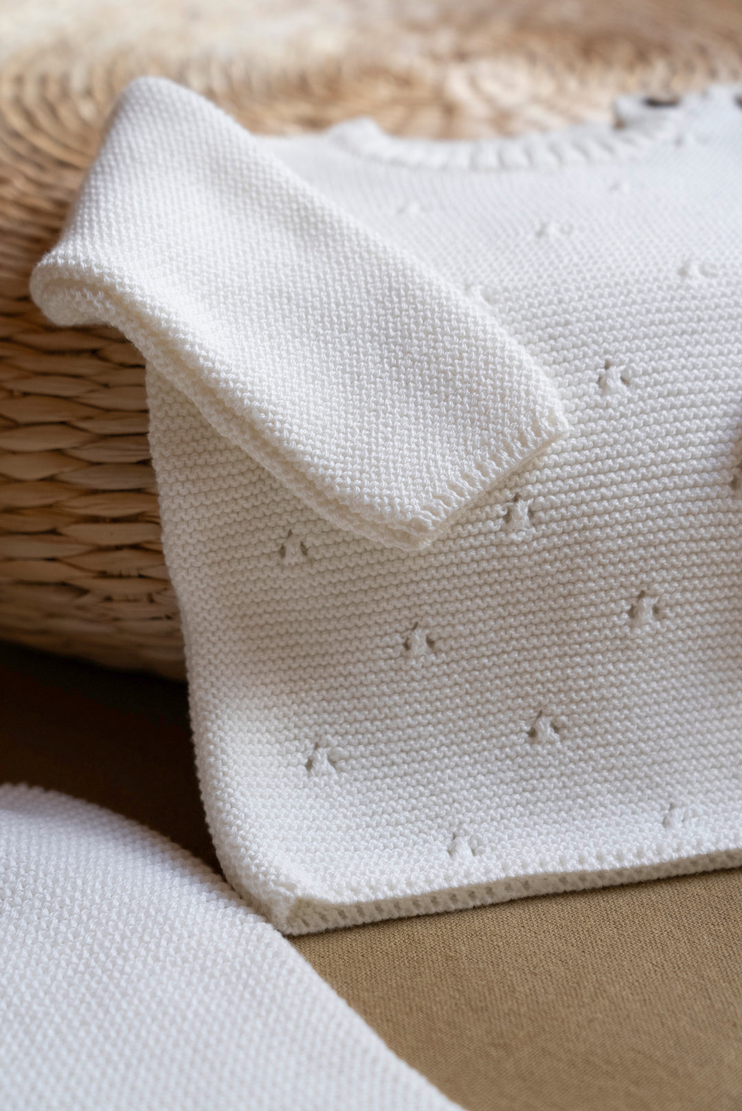 Conjunto Punto Tricot Crudo