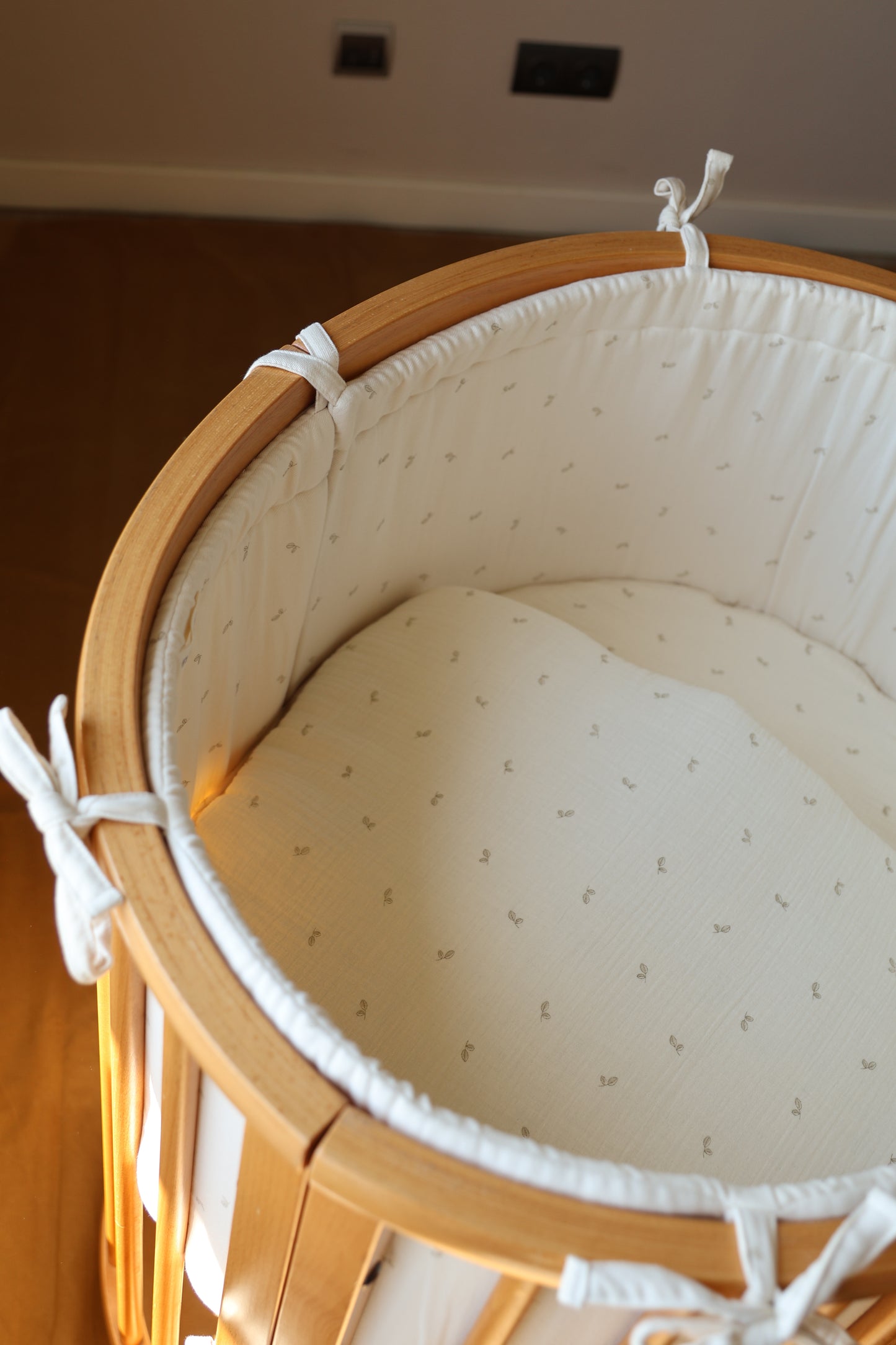 Saco Bajera de MINI CUNA Stokke Gasa Oliva