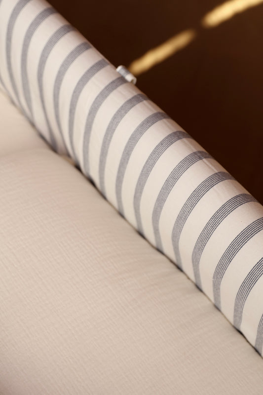 Housse de poussette double imprimée et réversible en gaze brute