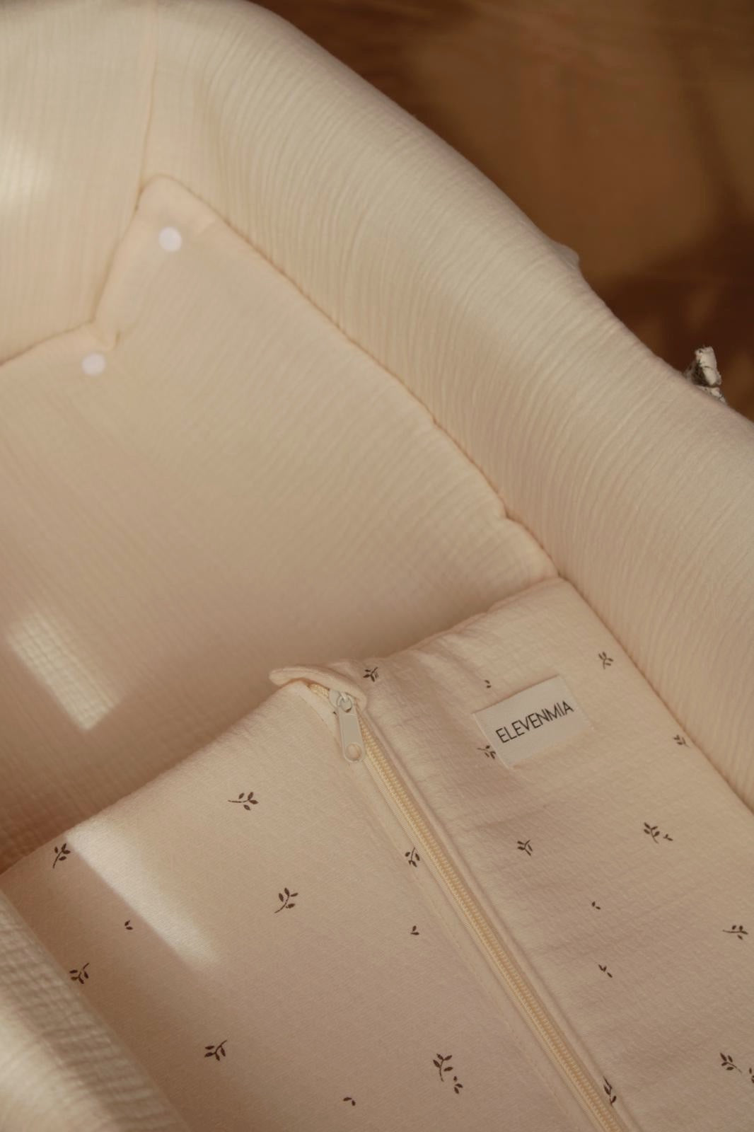 Saco Capazo Nature Estampado + Gasa Cruda