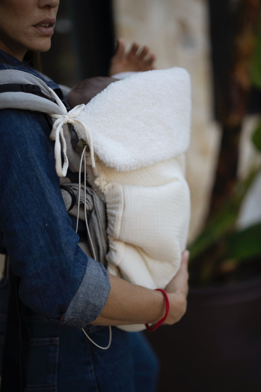 Arrullo porteo Gasa Cruda + Borreguito