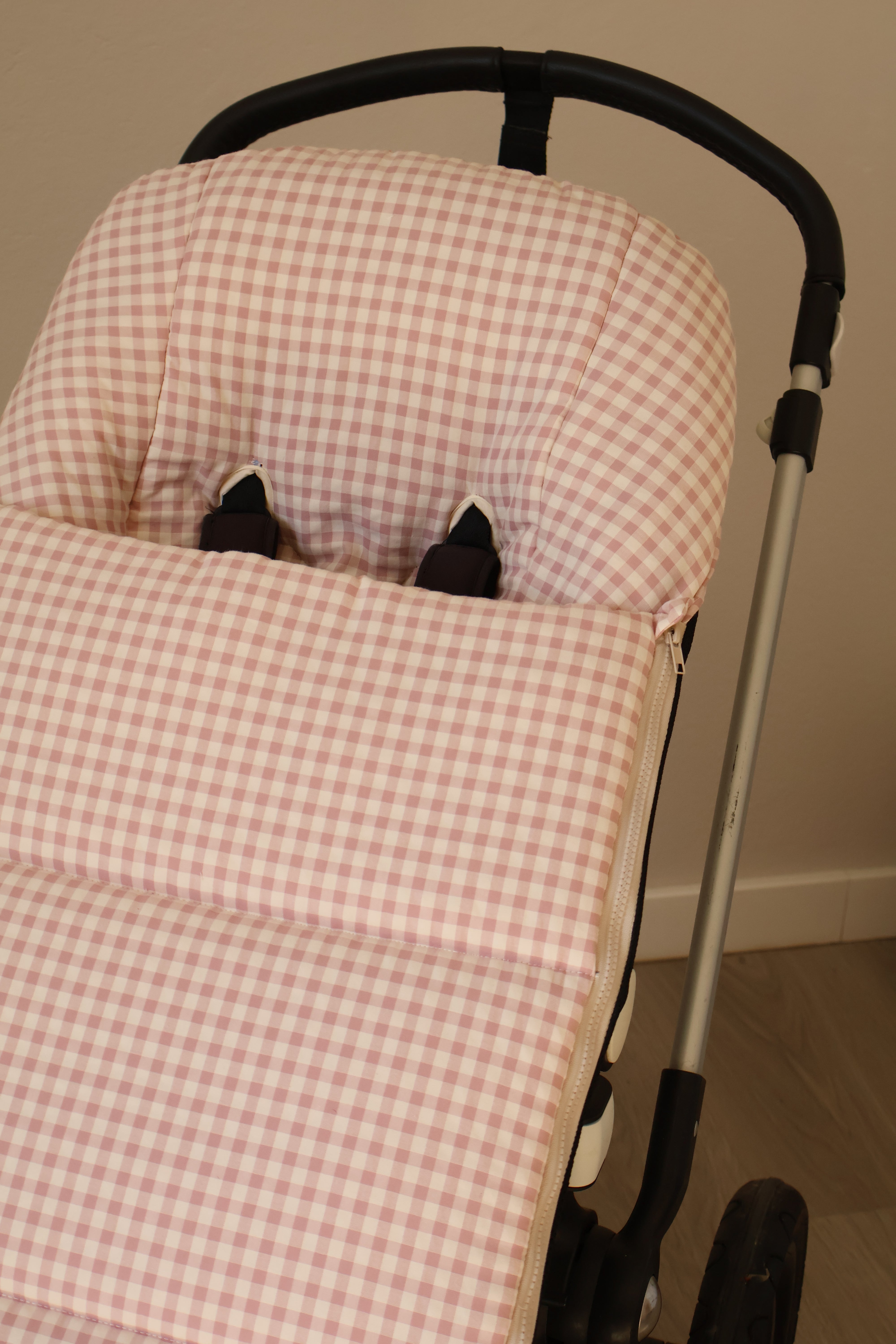 Funda Capazo Saco Silla Babyline Leather Rosa Polar Desmontable