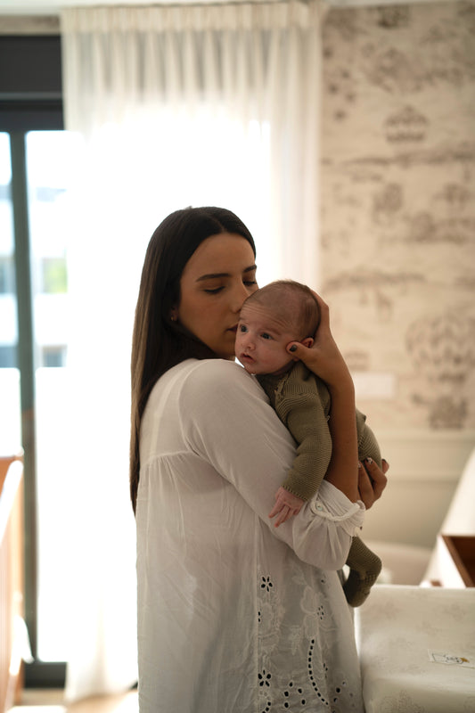 Conjunto Punto Tricot Verde Oliva