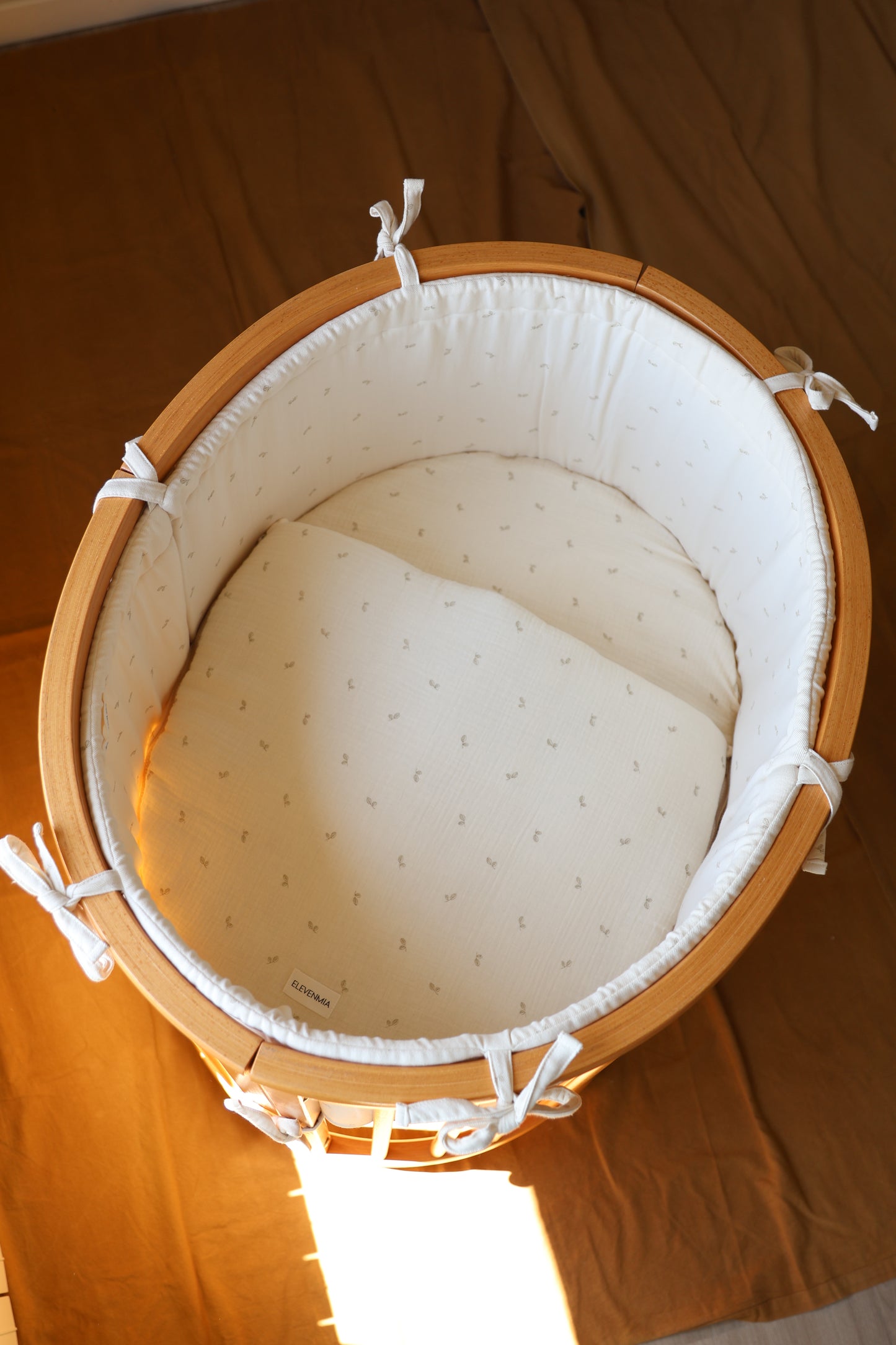 Saco Bajera de MINI CUNA Stokke Gasa Oliva