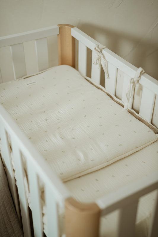 Saco Bajera Minicuna 80x50 Gasa Oliva