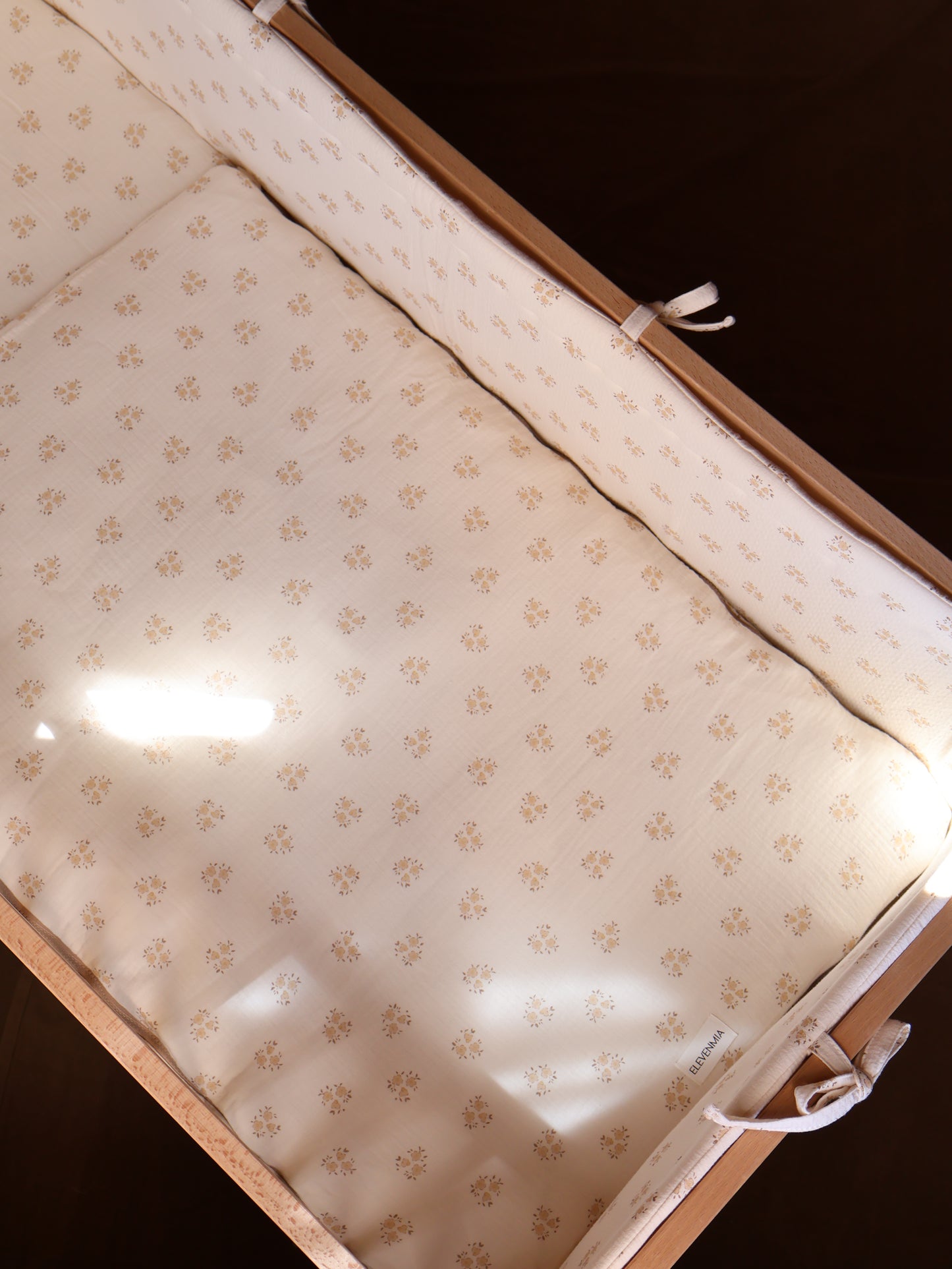 Sac à fond de berceau 60 x 120 Gaze Sia Sand