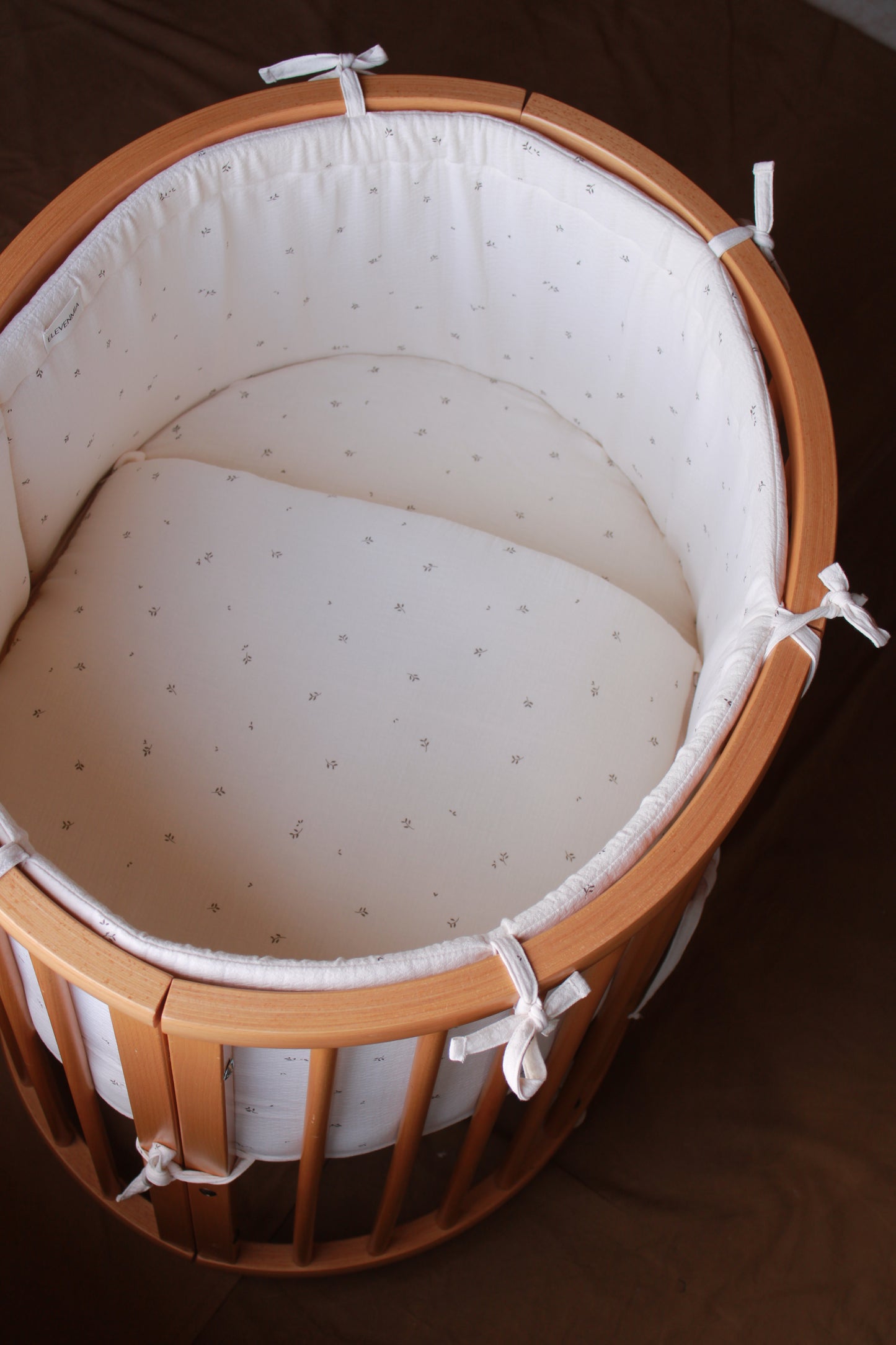 Chancelière ajustée MINI CRIB Stokke Gauze Lúa