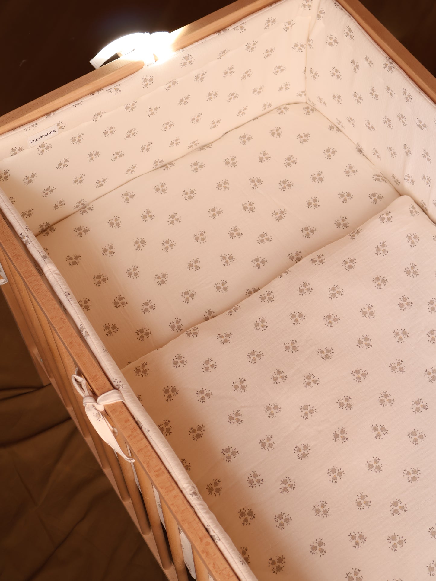 Saco Bajera de Cuna 70 x 140 Gasa Sia Gris