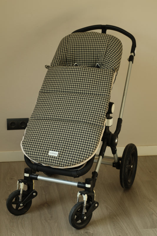 Saco Silla Cochecito Vichy Verde Militar