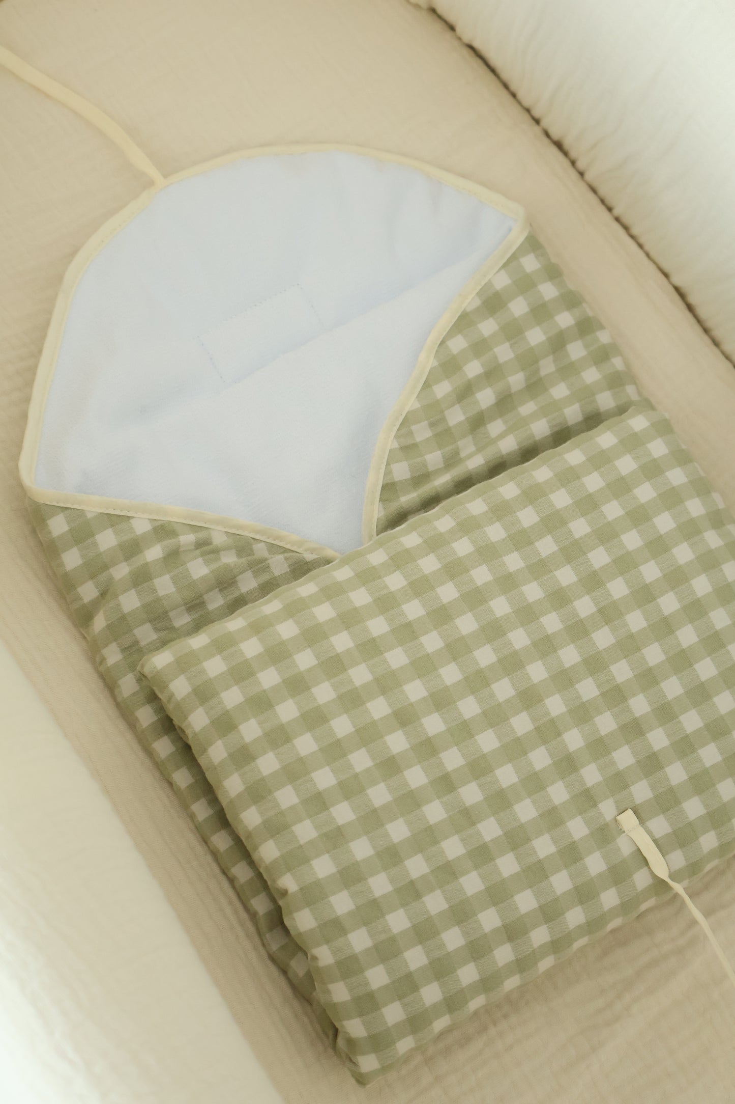 Matelas à langer portable Vichy Matcha XL