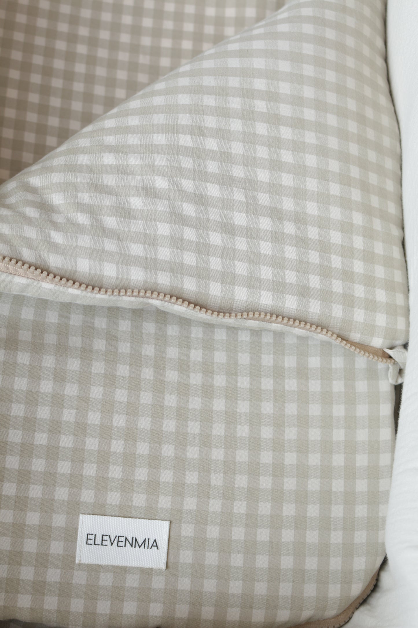 Carrycot Mattress Pad Sack Mint Vichy