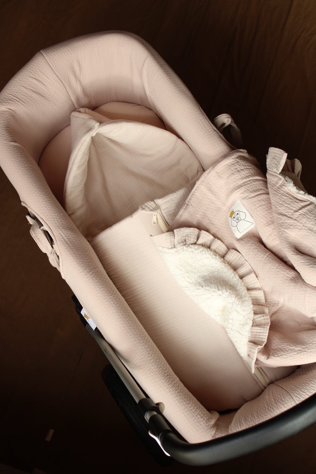 Carrycot Bag Beige Muslin