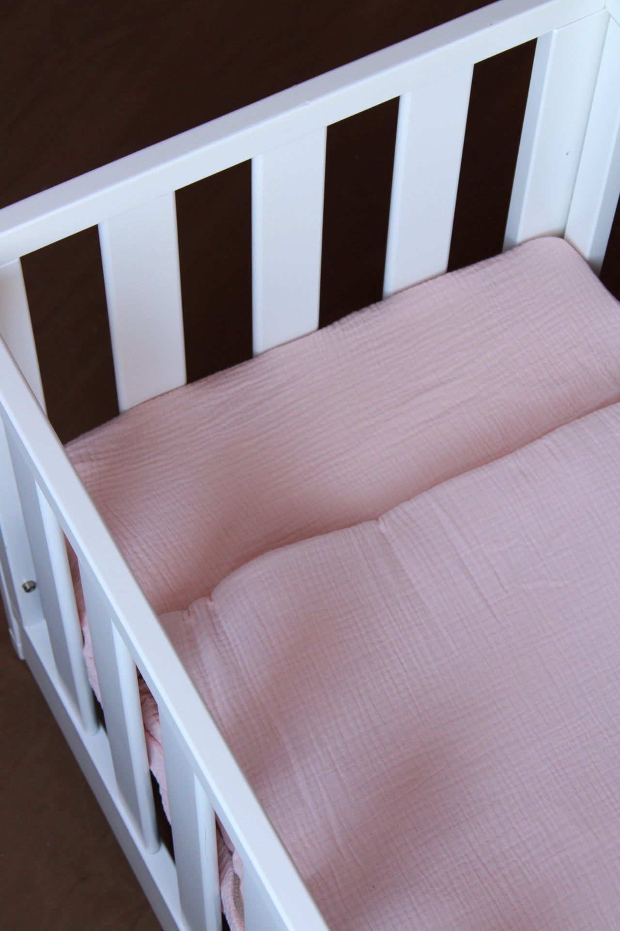 Saco Bajera Minicuna 80x50 Gasa Rosa Pink