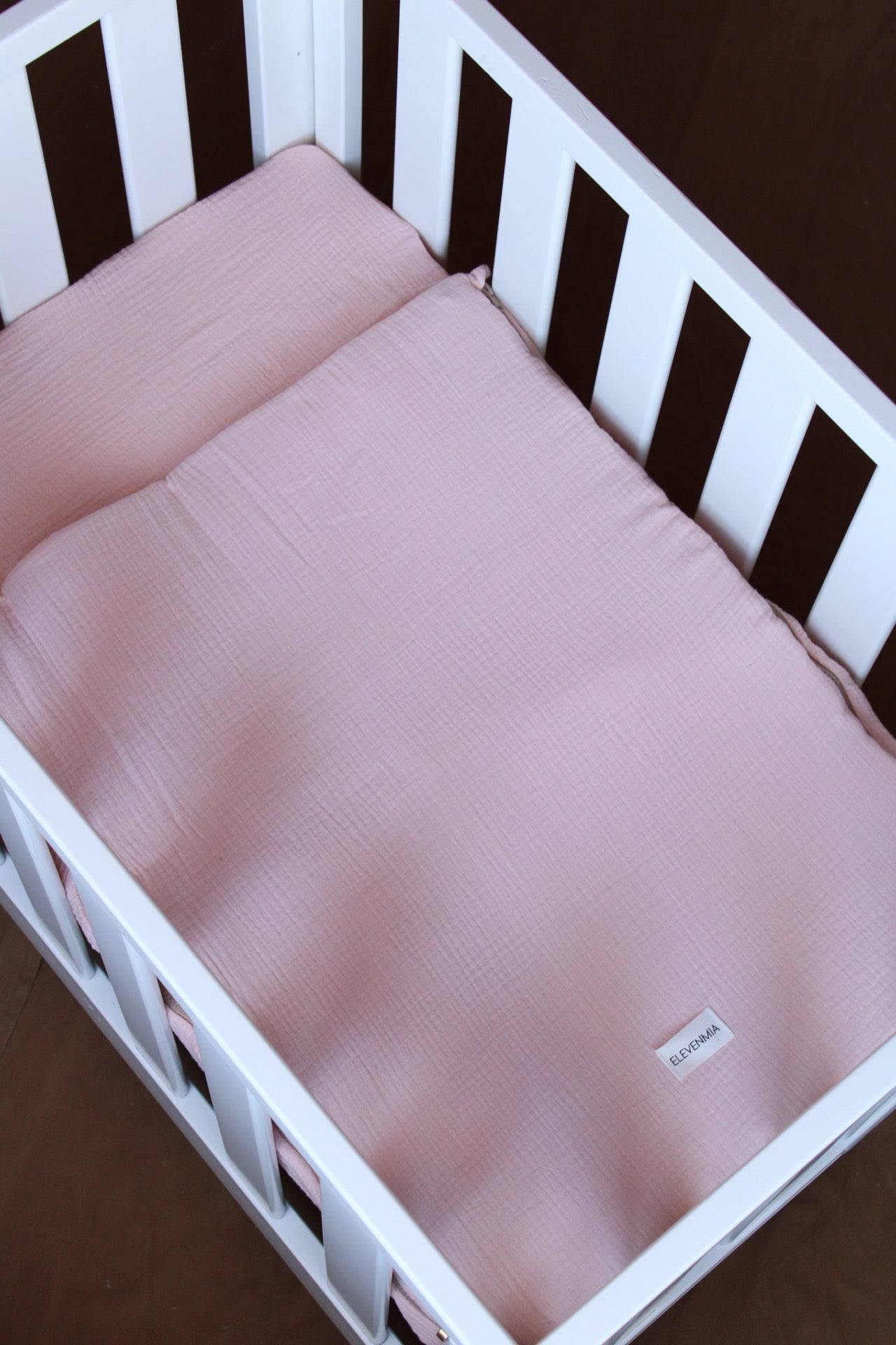 Saco Bajera Minicuna 80x50 Gasa Rosa Pink