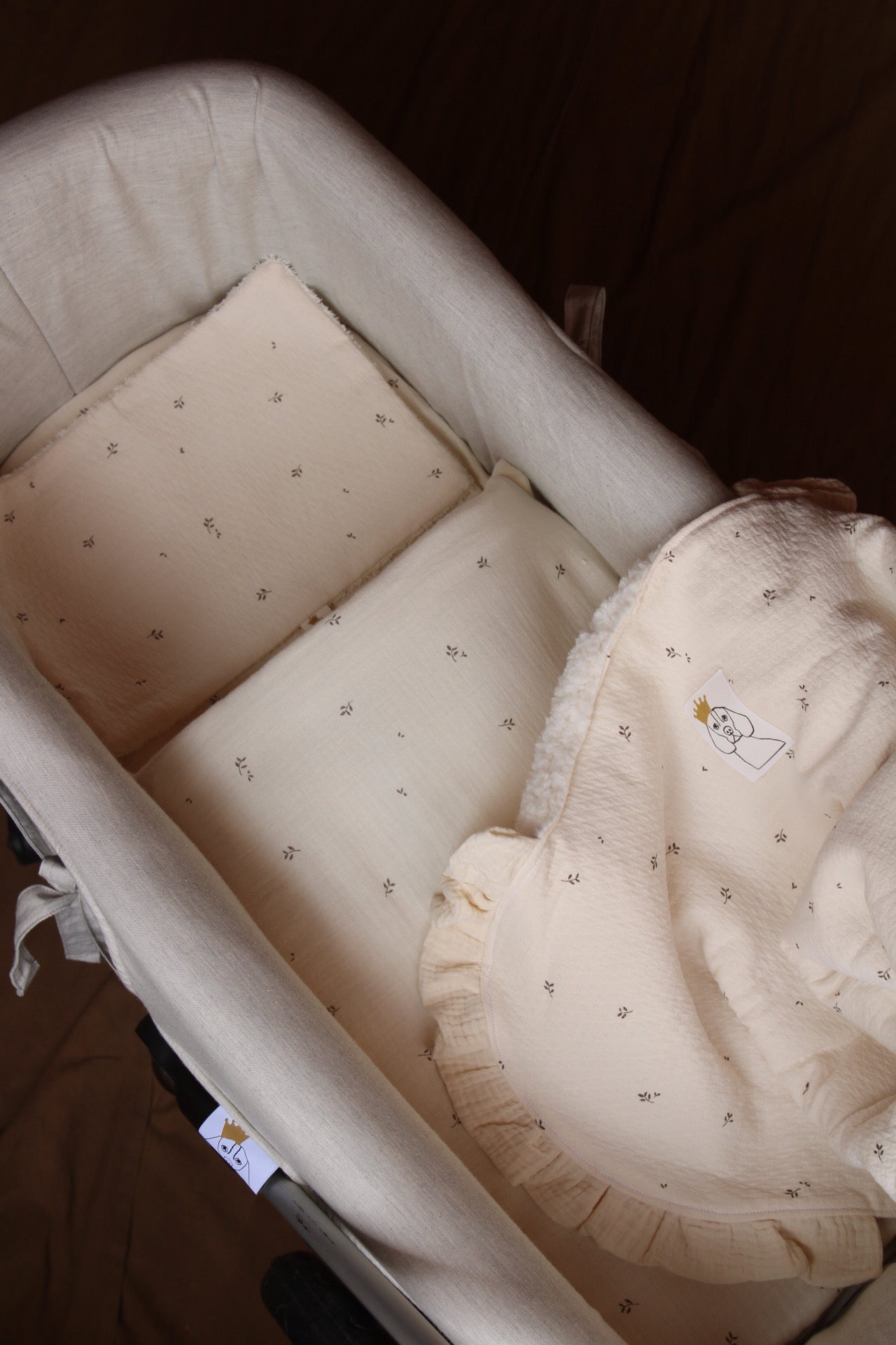 Carrycot Mattress Pad Sack Mía Muslin