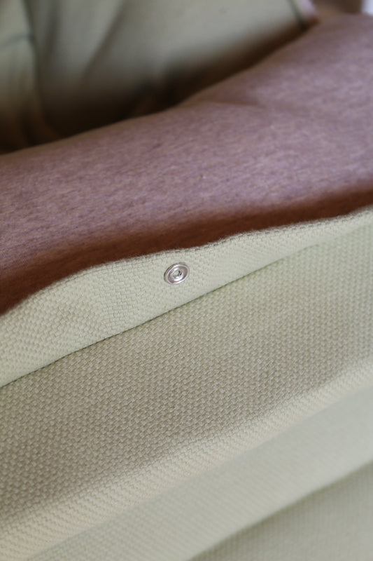 Saco Silla Cochecito Canvas Verde Oliva