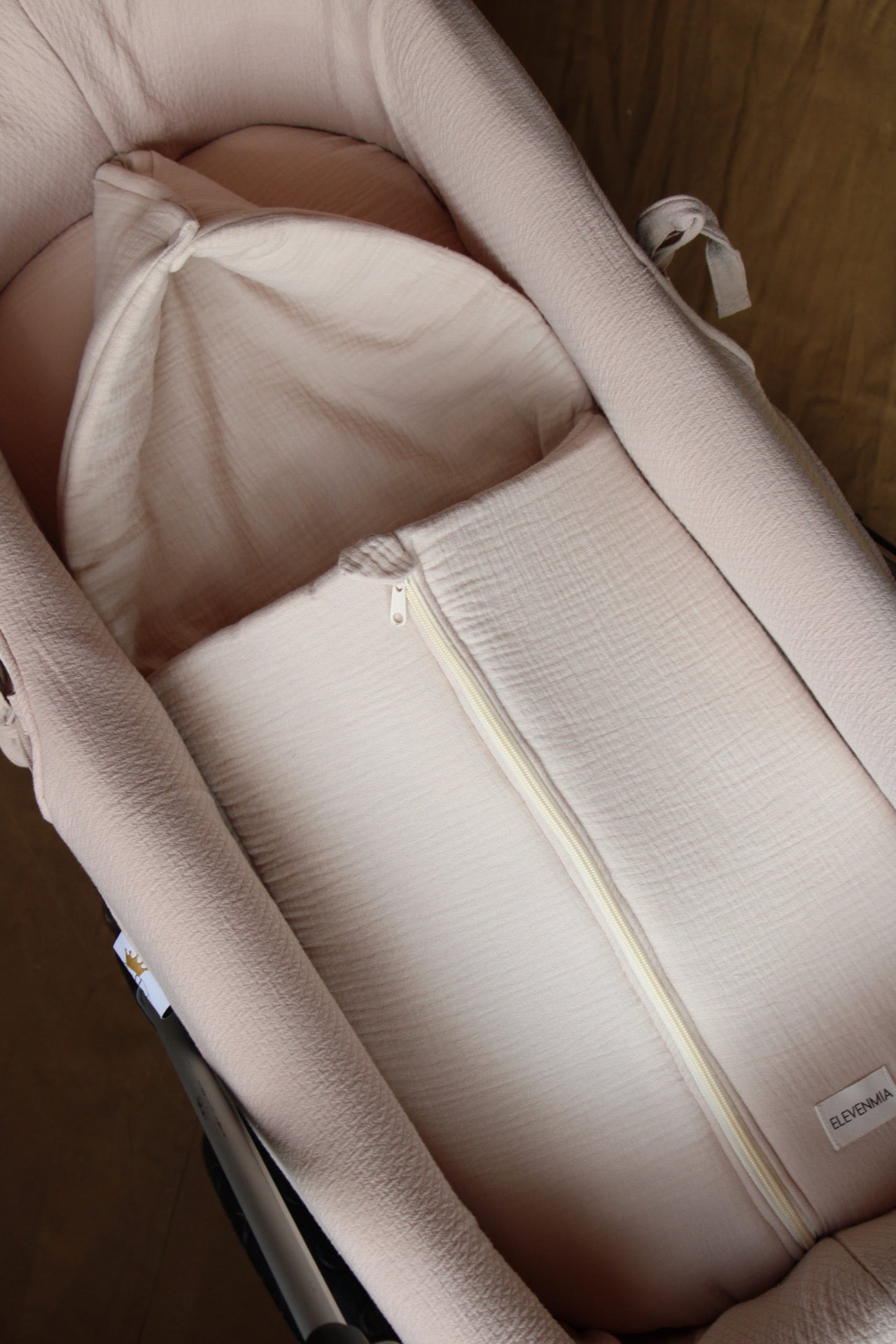 Carrycot Bag Beige Muslin
