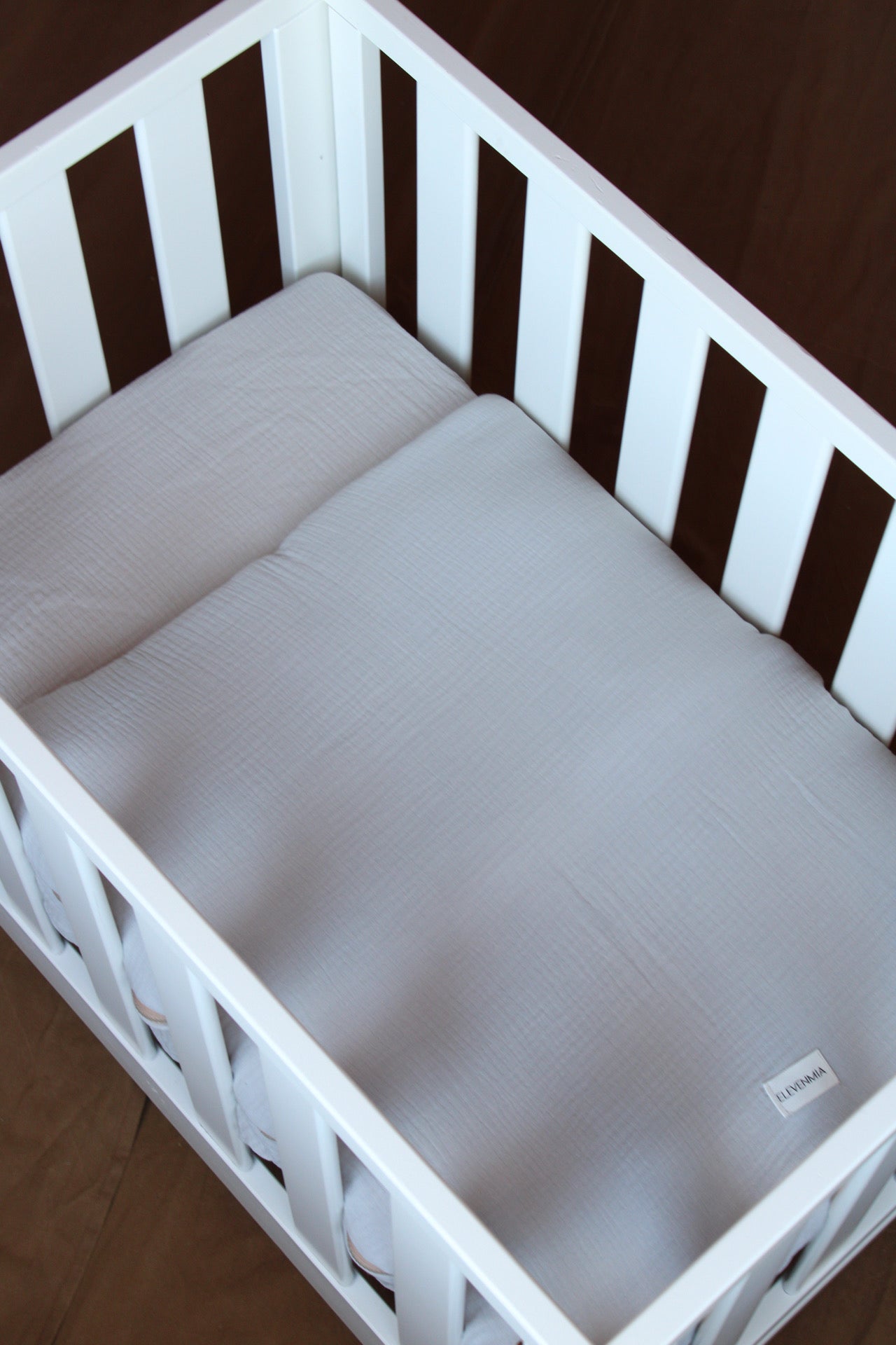 Saco Bajera Minicuna 80x50 Gasa Gris