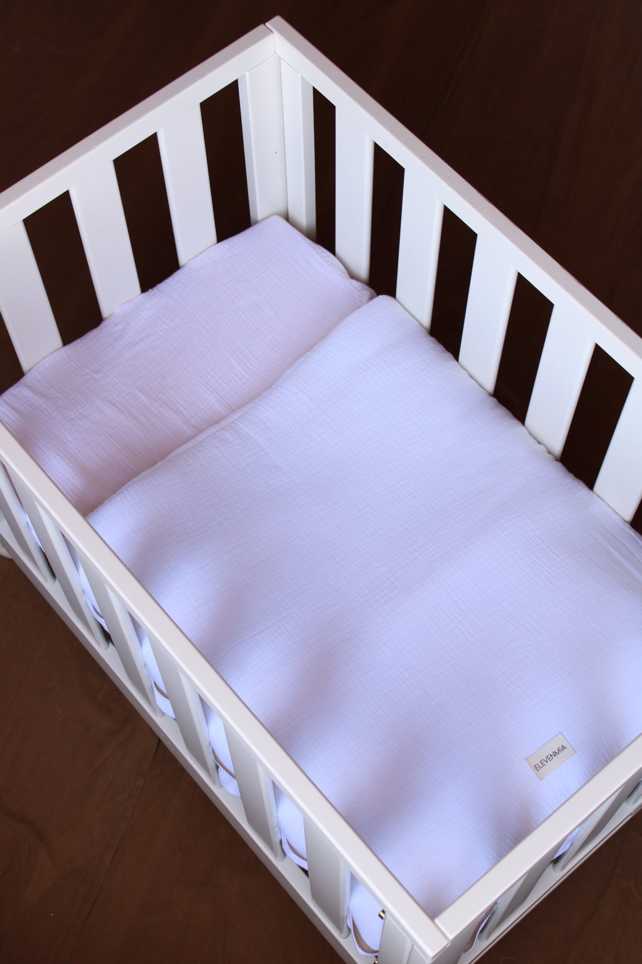 Saco Bajera Minicuna 80x50 Gasa Blanca