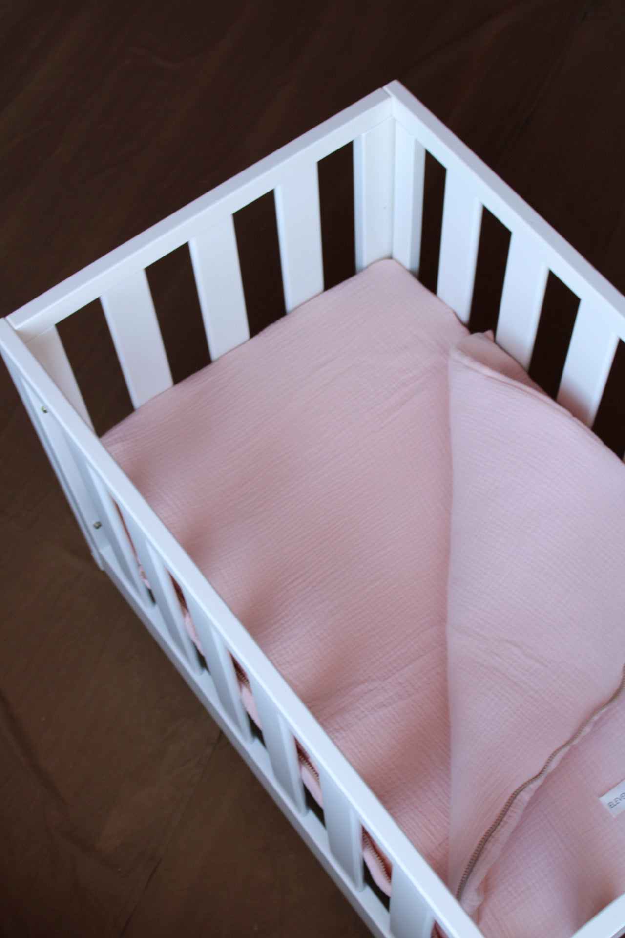 Saco Bajera Minicuna 80x50 Gasa Rosa Pink