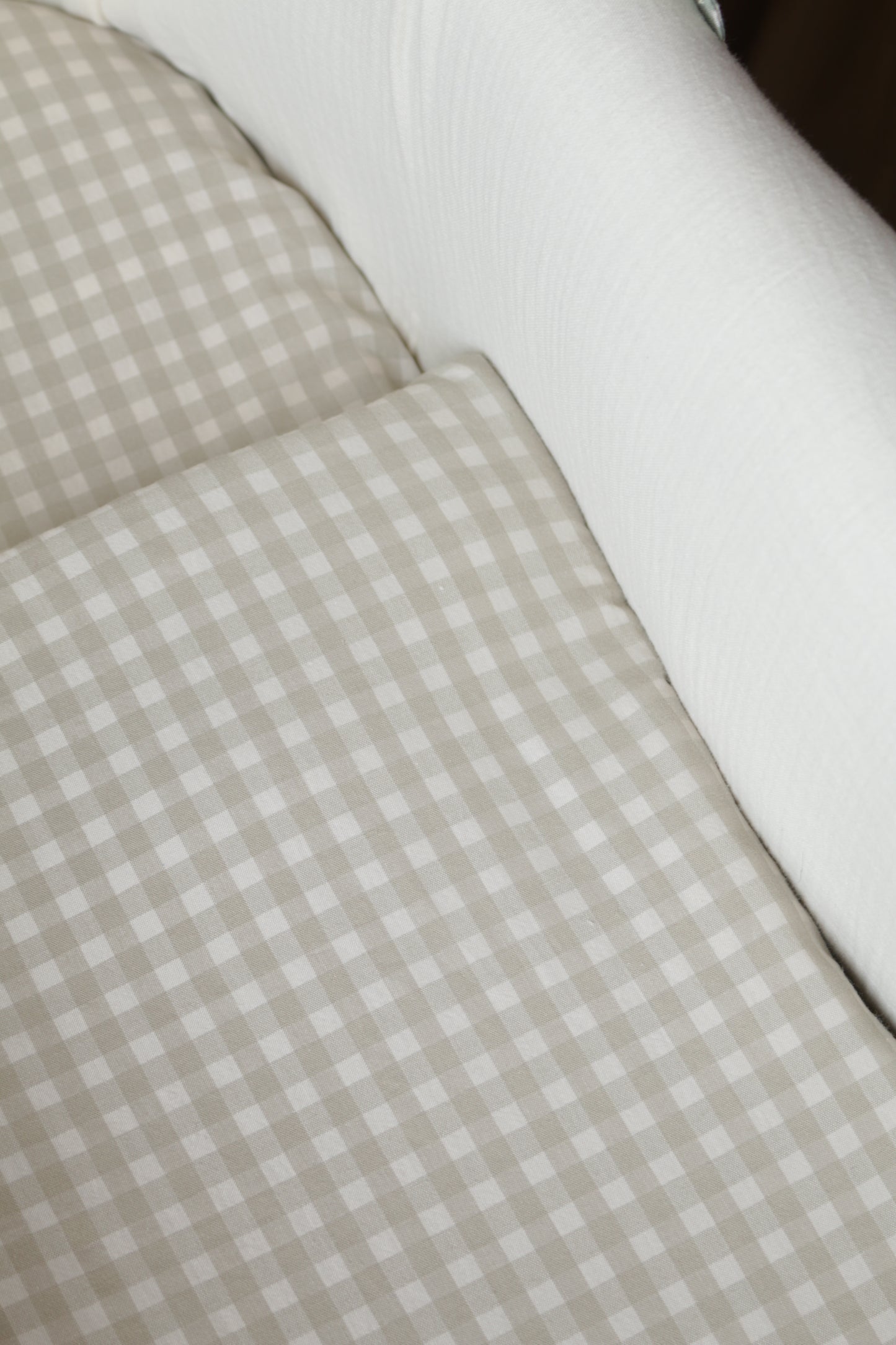 Carrycot Mattress Pad Sack Mint Vichy