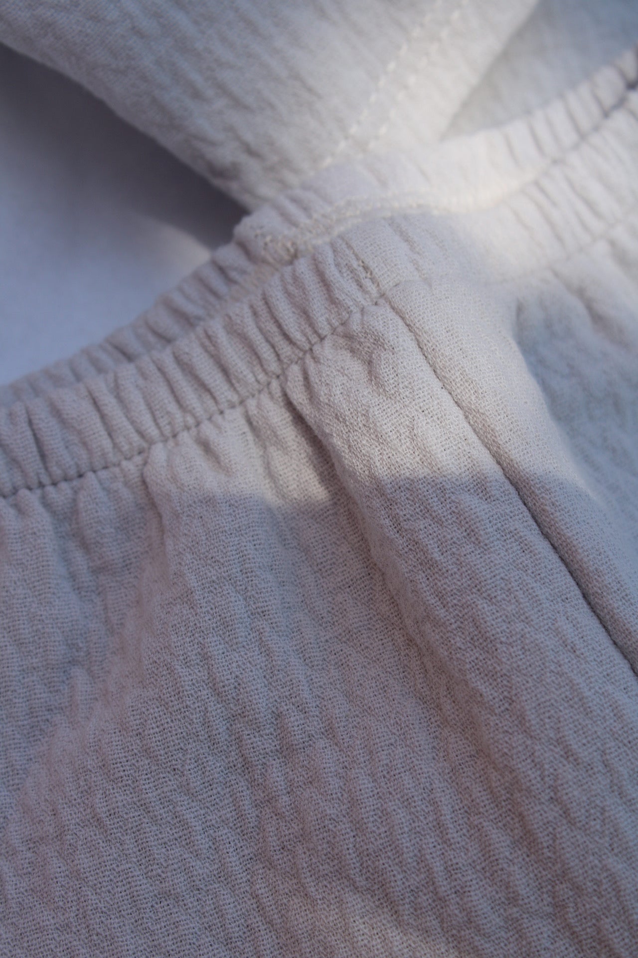Beige Muslin New Born Set