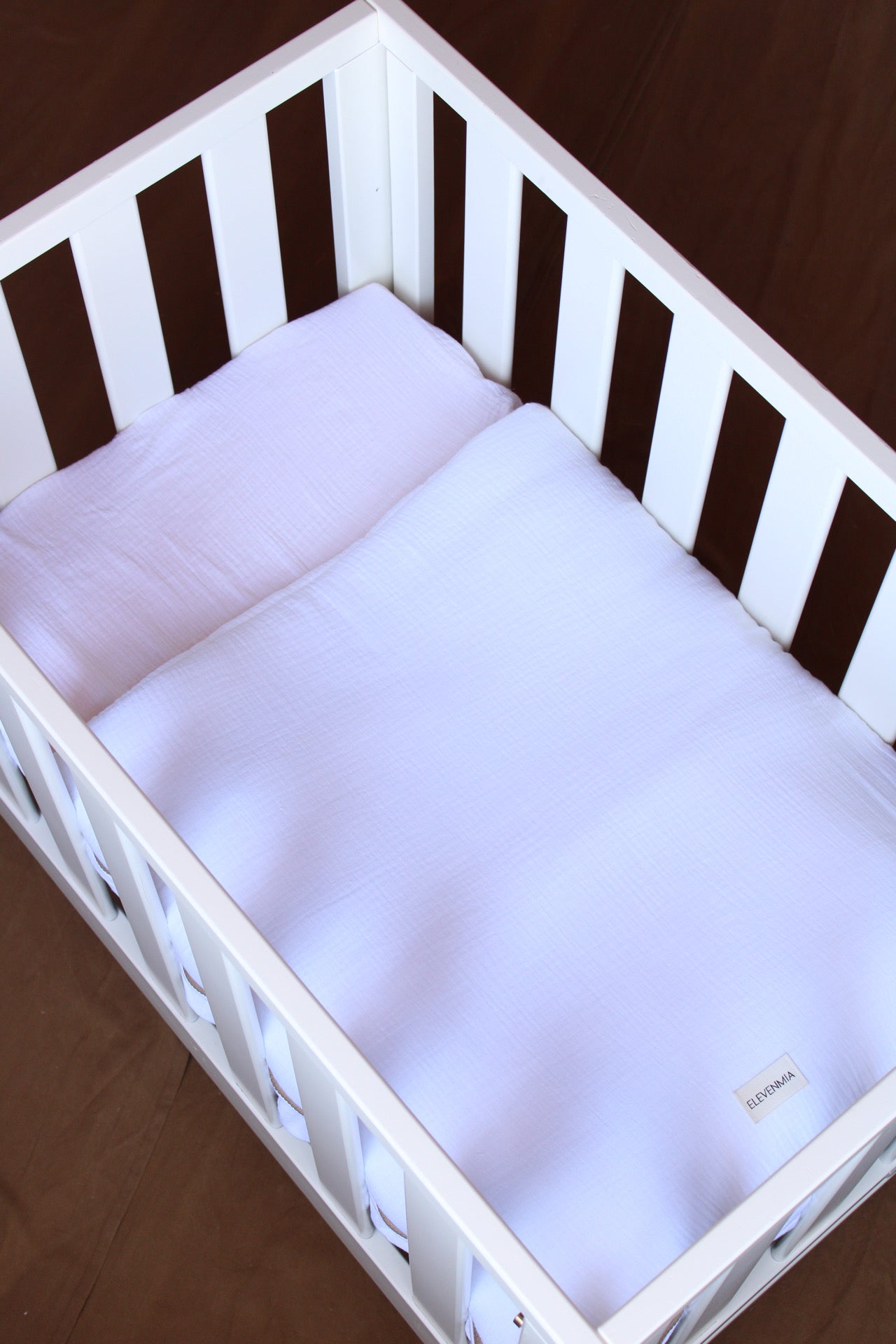 Saco Bajera Minicuna 80x50 Gasa Blanca